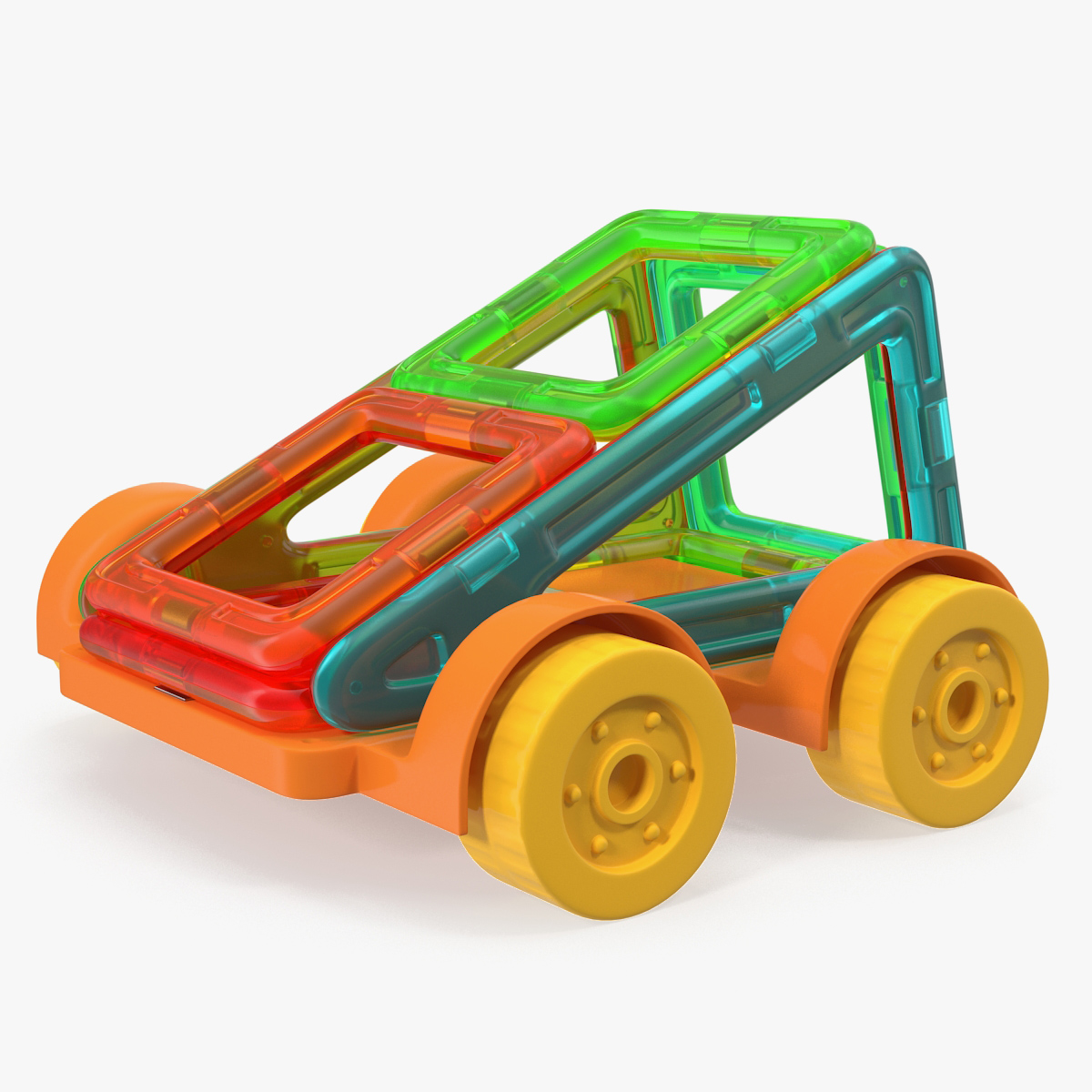 Magnetic Designer Toy Car 3D Model