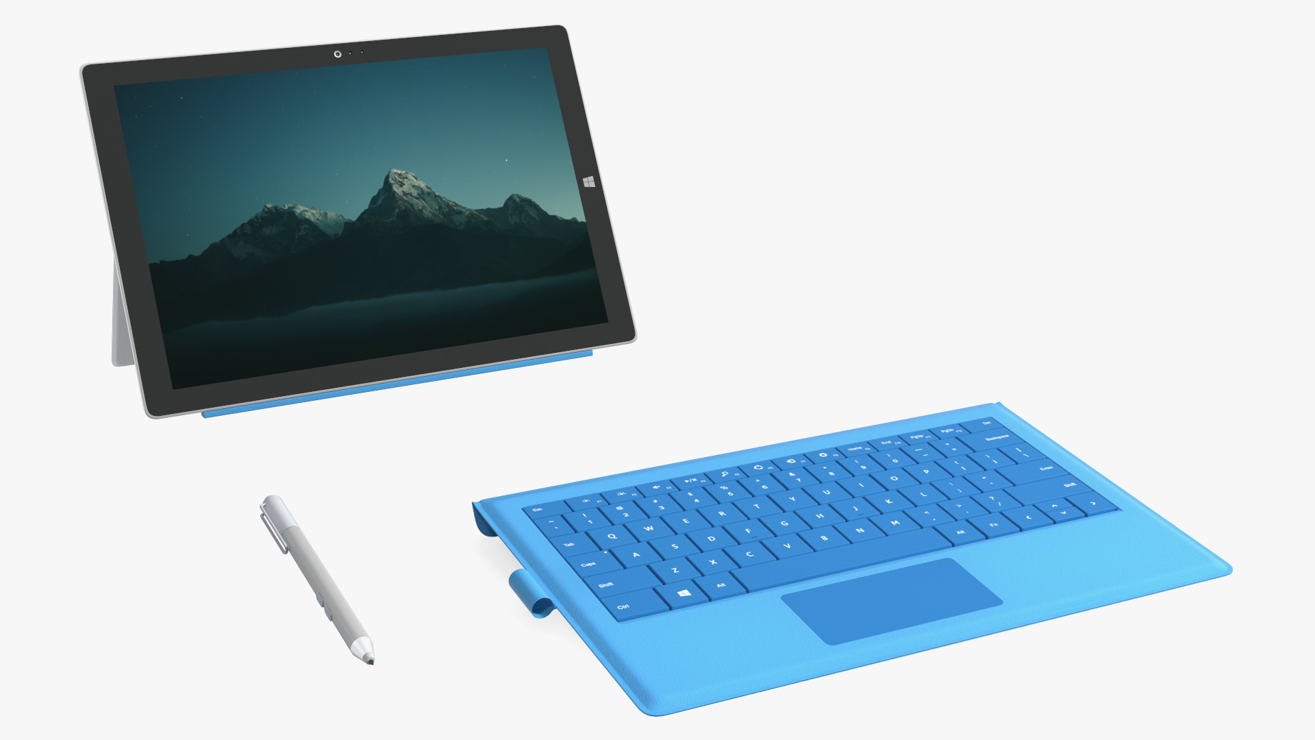 Microsoft Surface Pro with Type Cover 3D