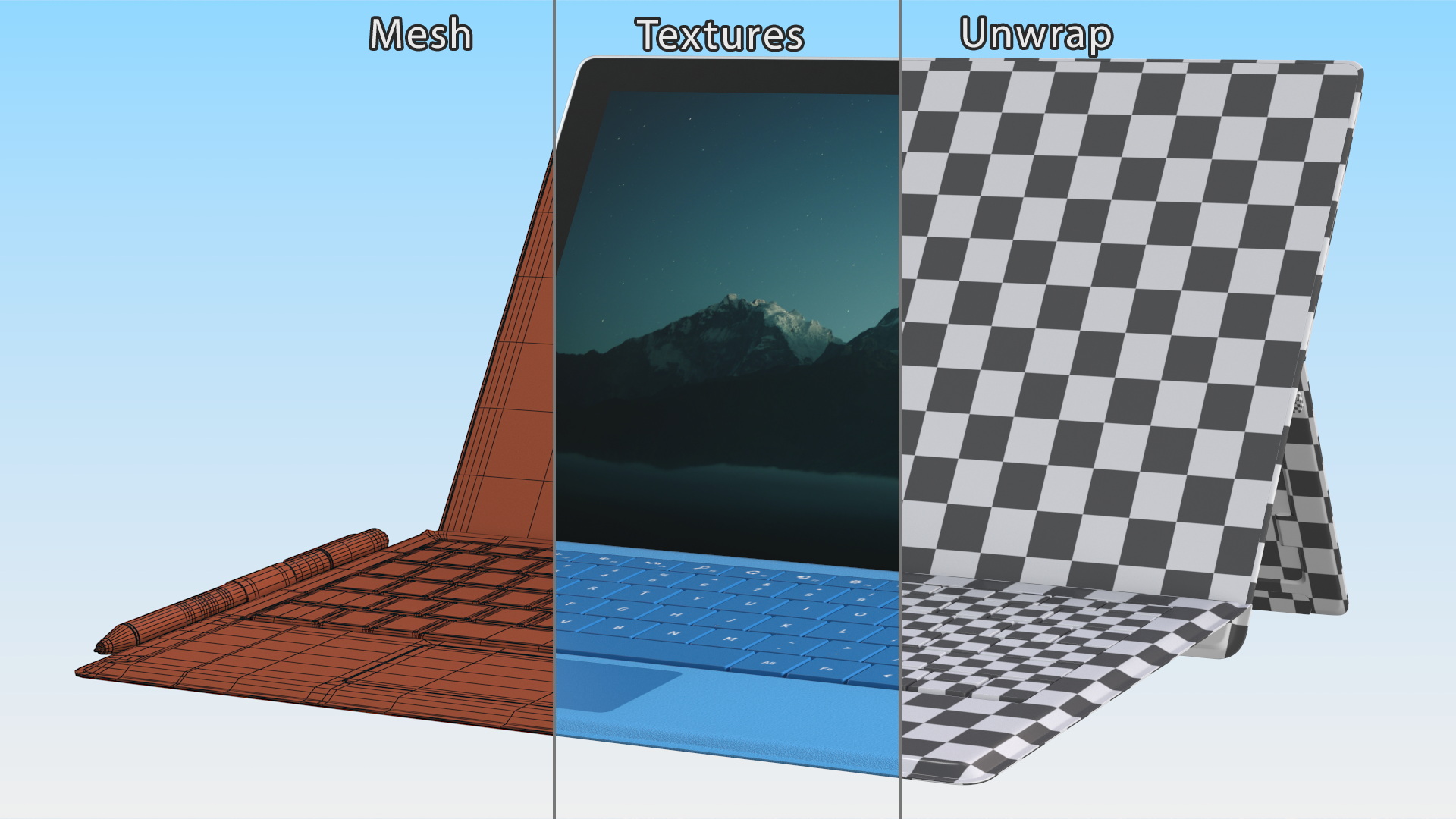 Microsoft Surface Pro with Type Cover 3D