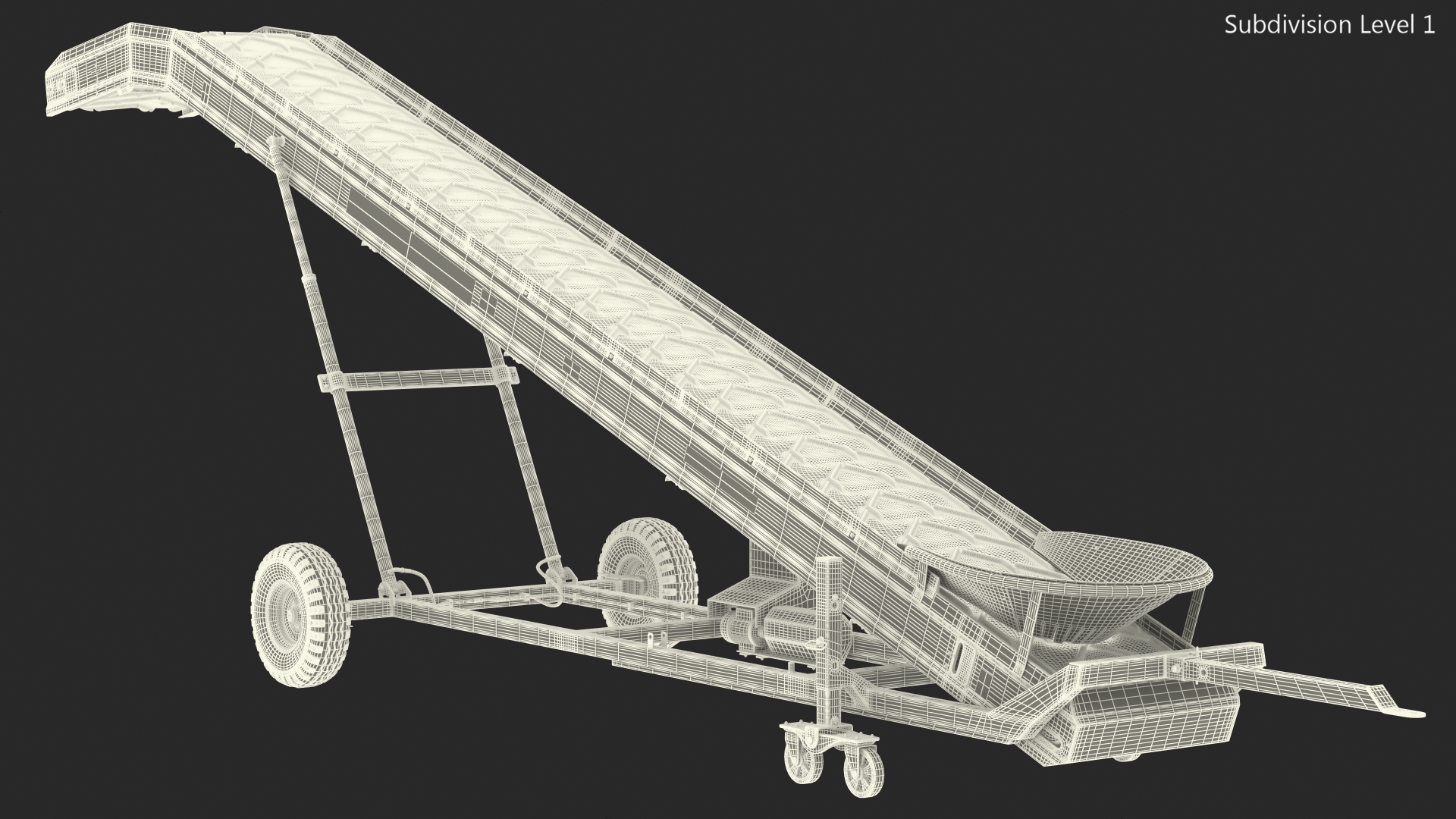 3D Van Trier Miedema Conveyor Belt ME 100 Farmer Dusty