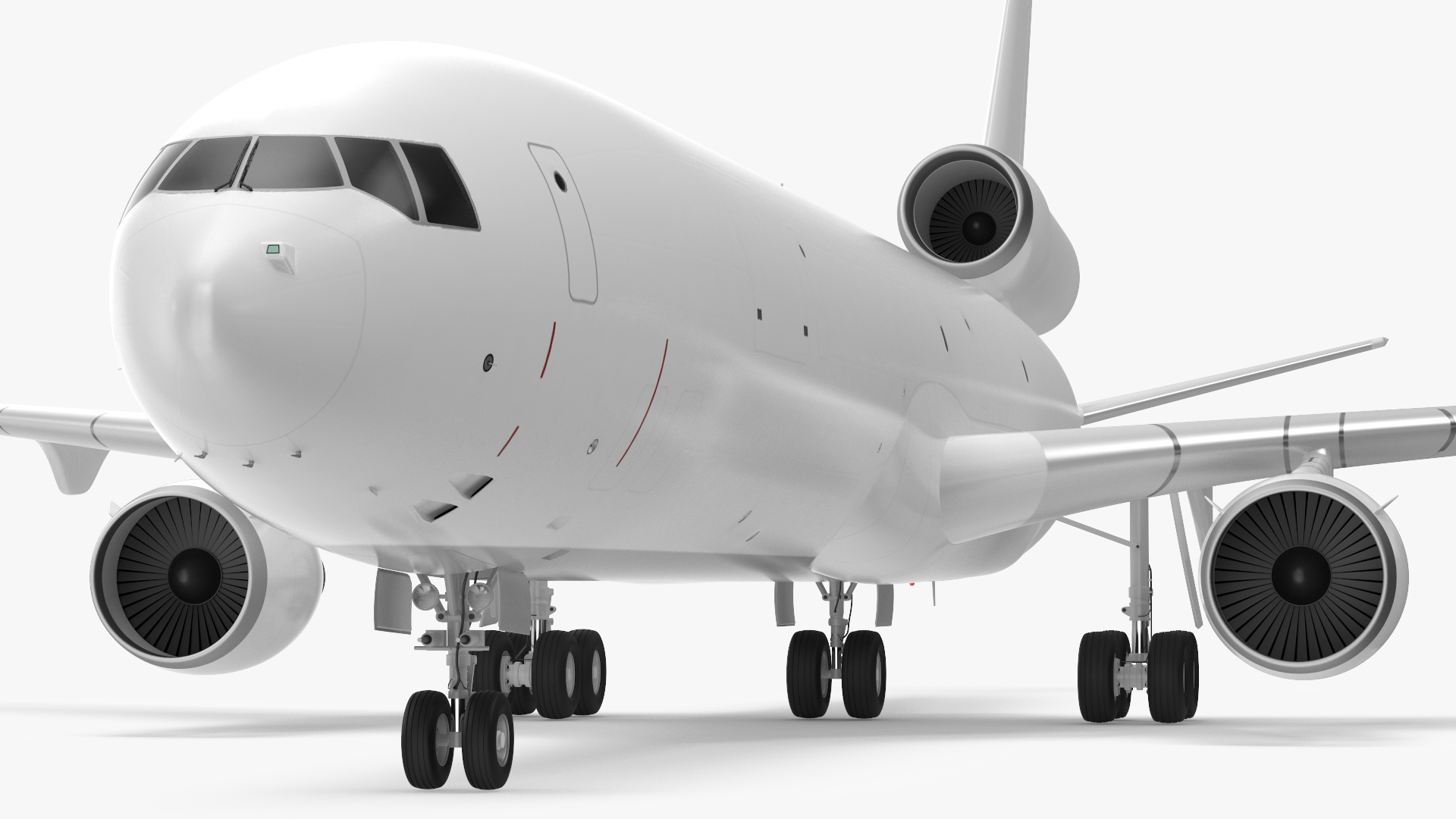 McDonnell Douglas MD11 Tri Jet Wide Body Airliner 3D model