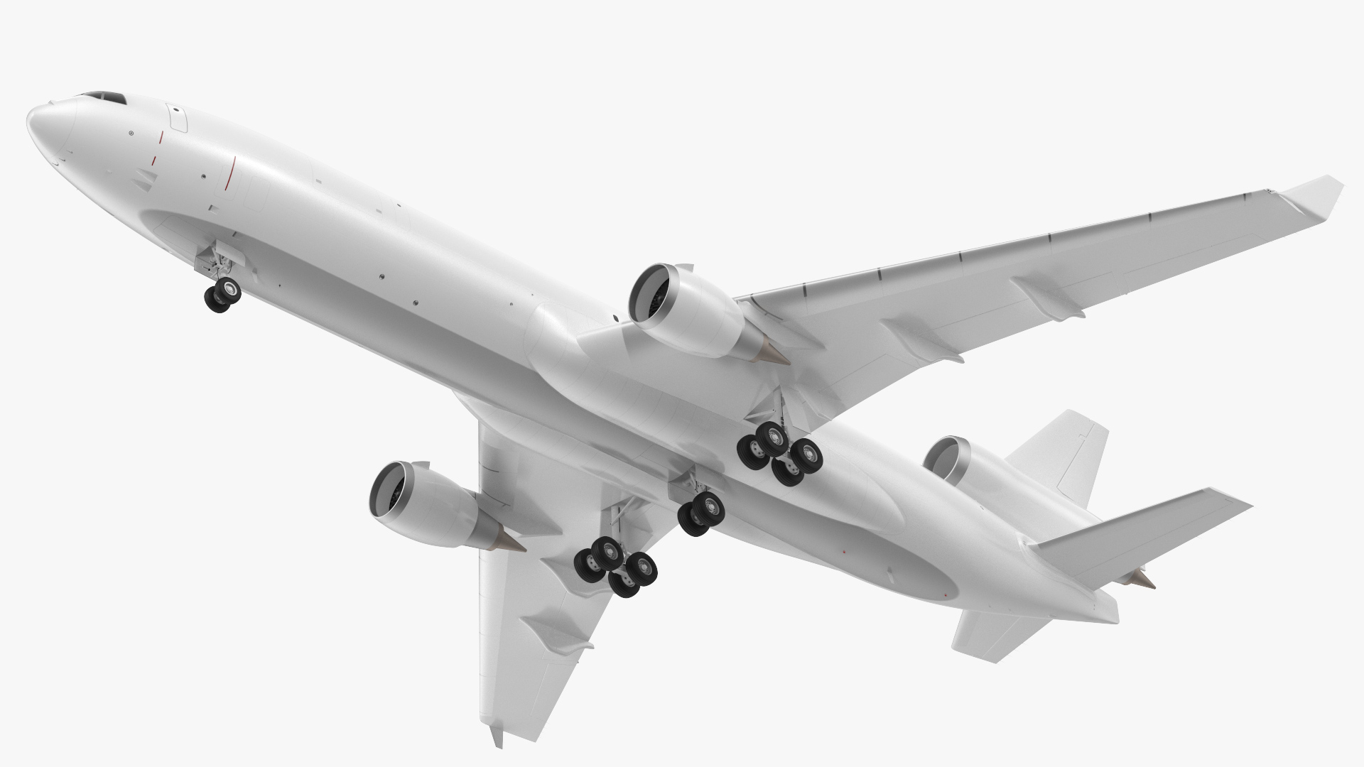 McDonnell Douglas MD11 Tri Jet Wide Body Airliner 3D model