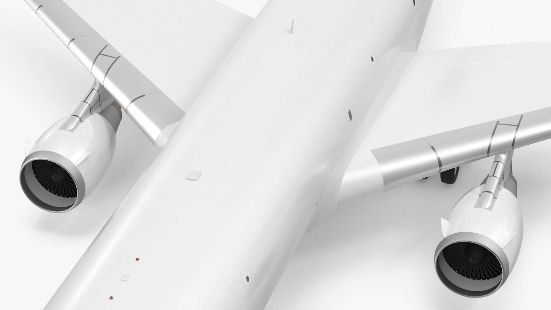 McDonnell Douglas MD11 Tri Jet Wide Body Airliner 3D model