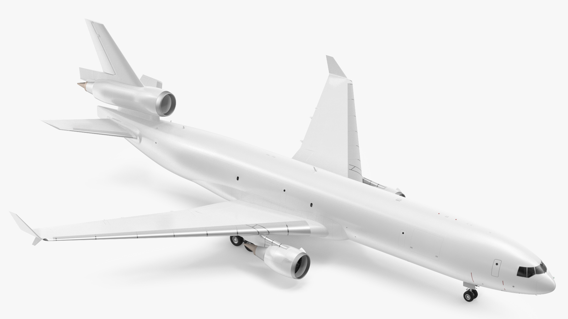 McDonnell Douglas MD11 Tri Jet Wide Body Airliner 3D model