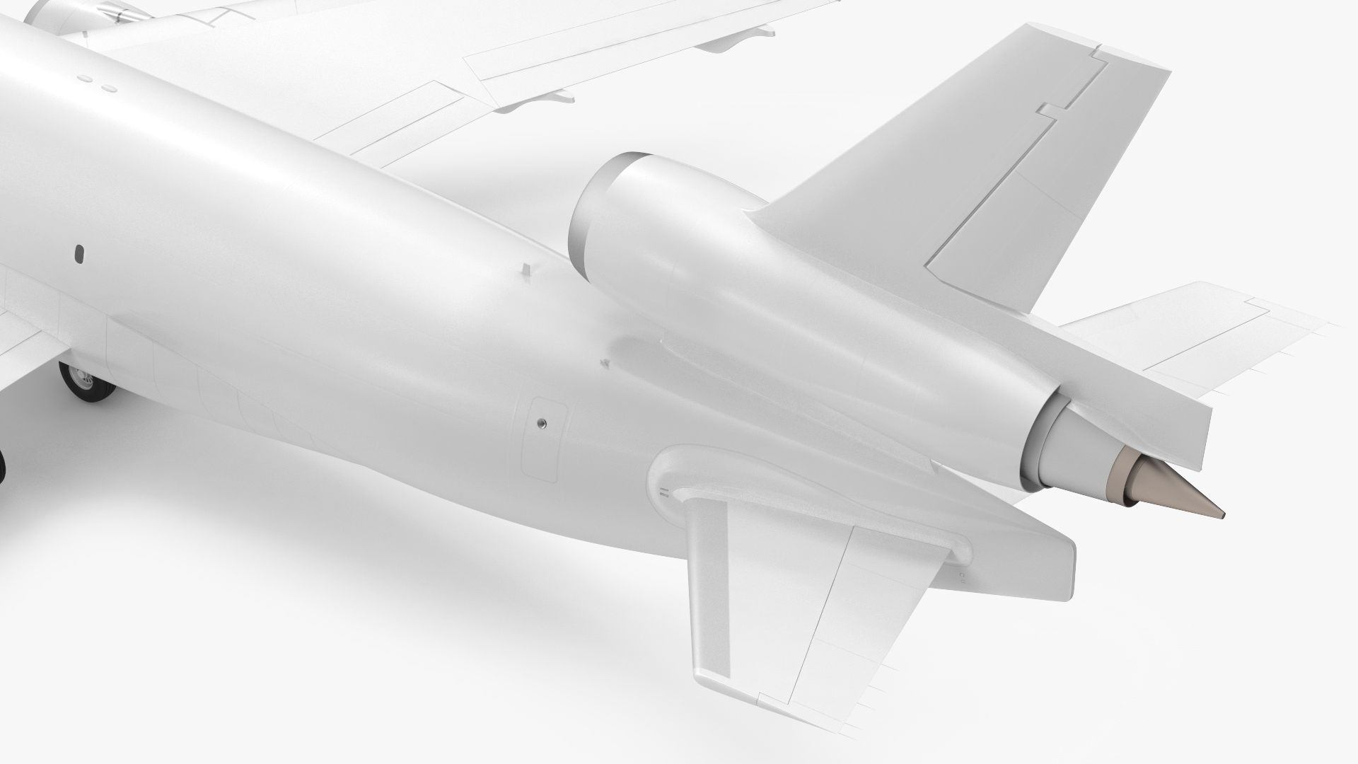 McDonnell Douglas MD11 Tri Jet Wide Body Airliner 3D model
