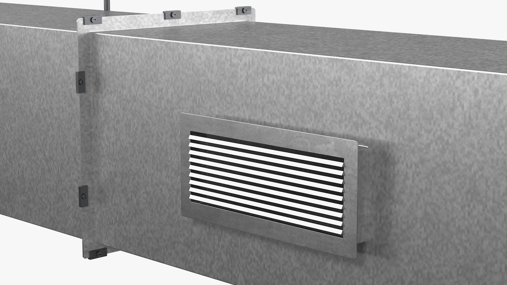 Corner Square Air Duct 3D