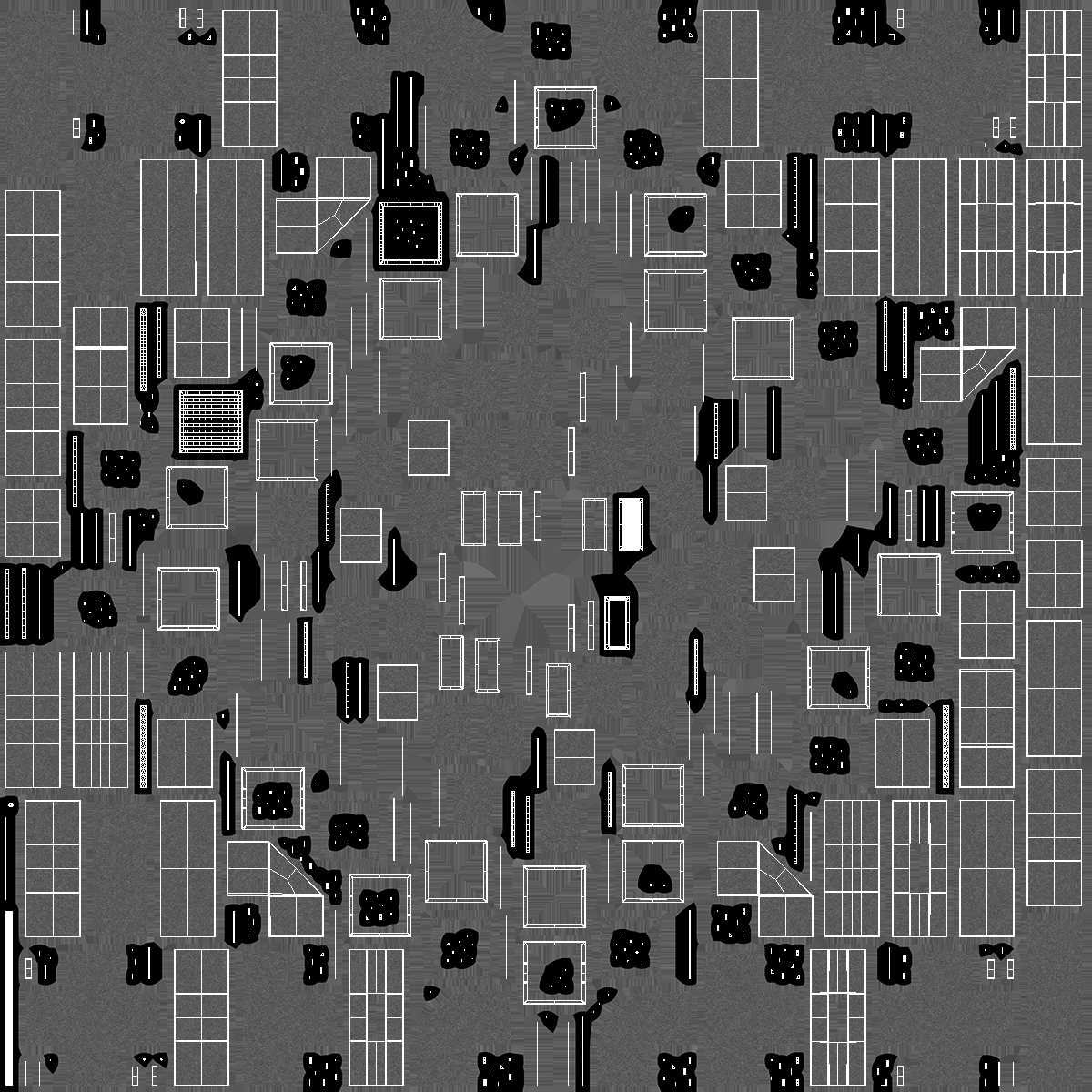 Corner Square Air Duct 3D
