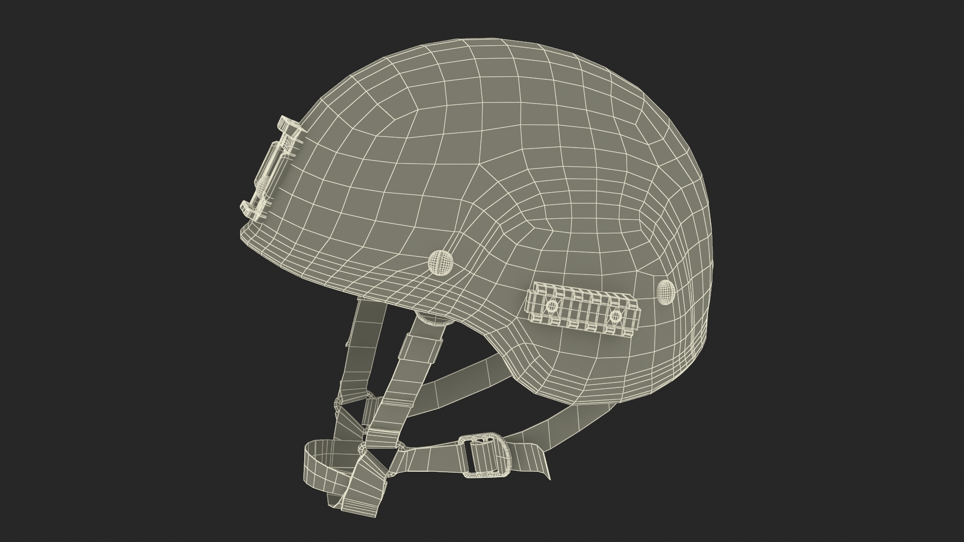 Helmet 6B47 Ratnik Green 3D model