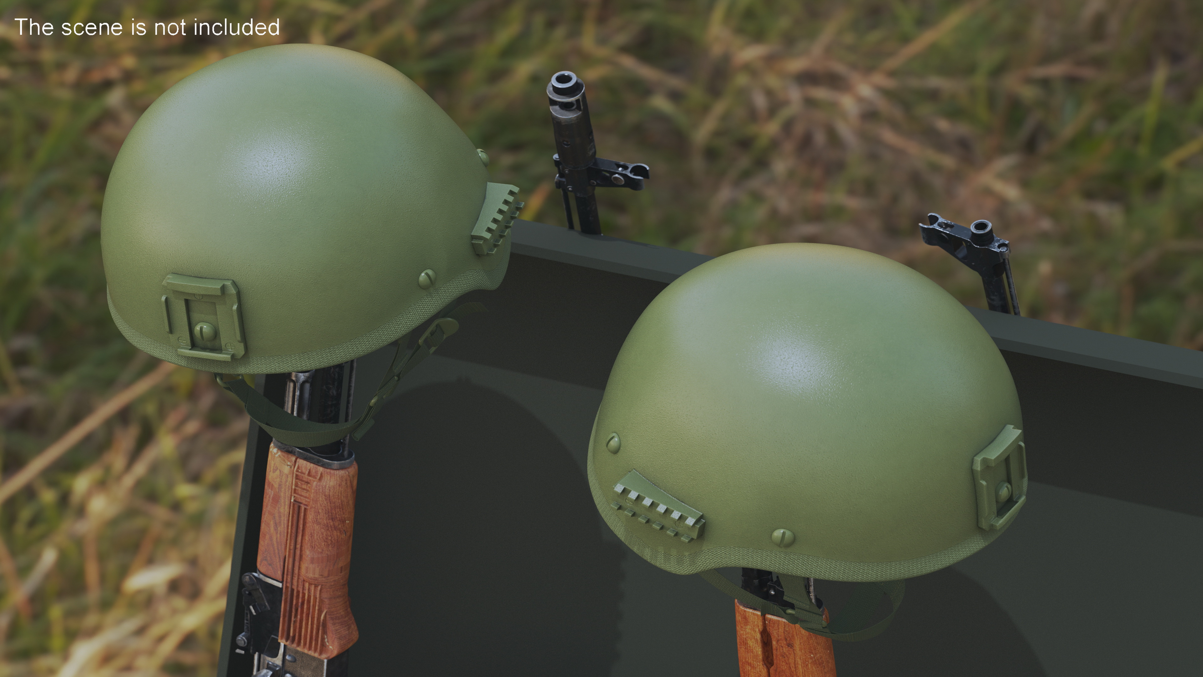Helmet 6B47 Ratnik Green 3D model
