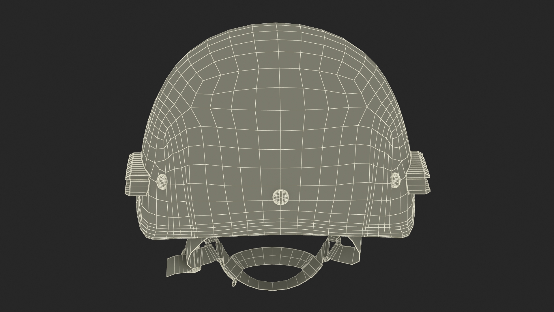 Helmet 6B47 Ratnik Green 3D model