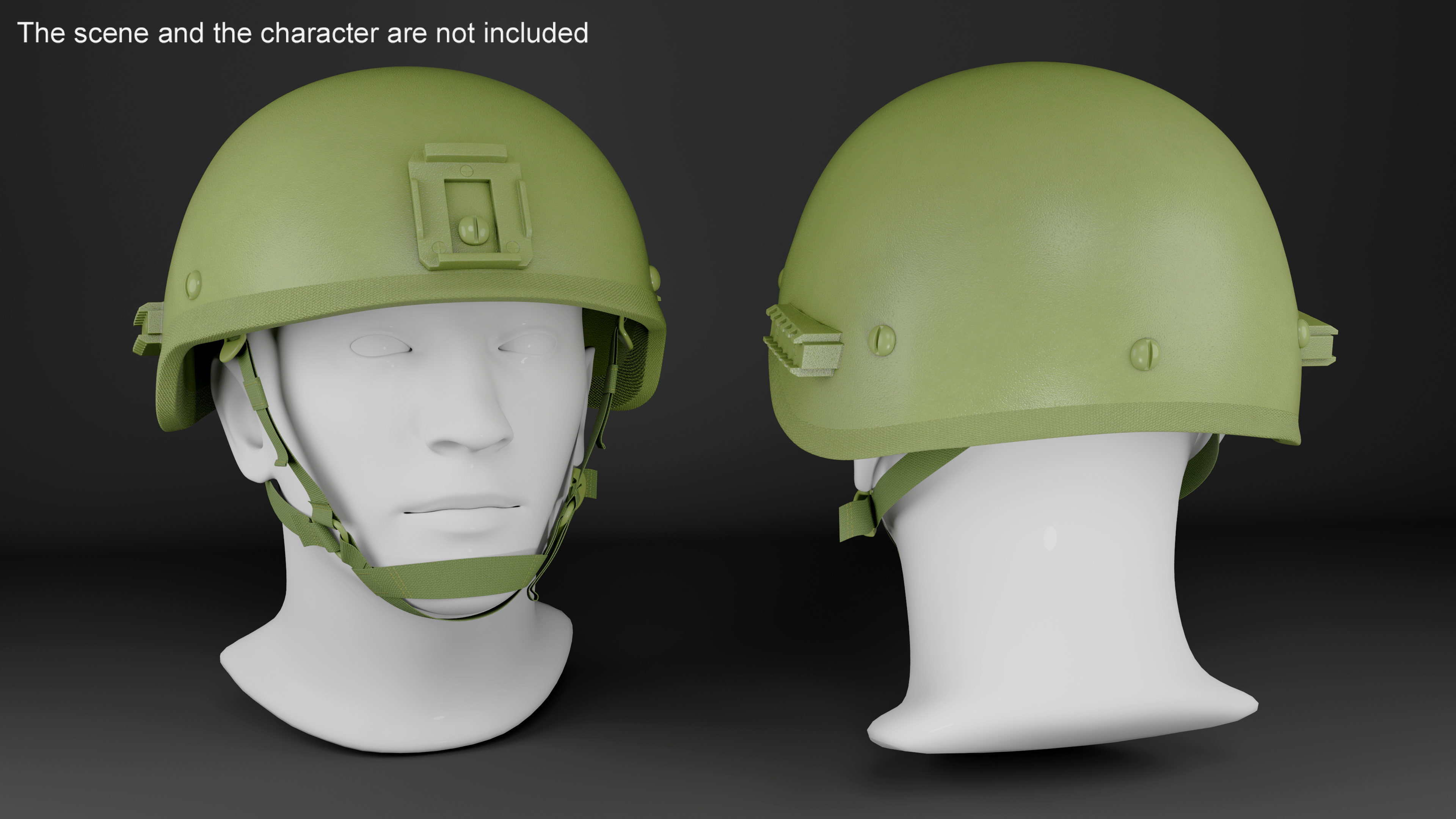 Helmet 6B47 Ratnik Green 3D model