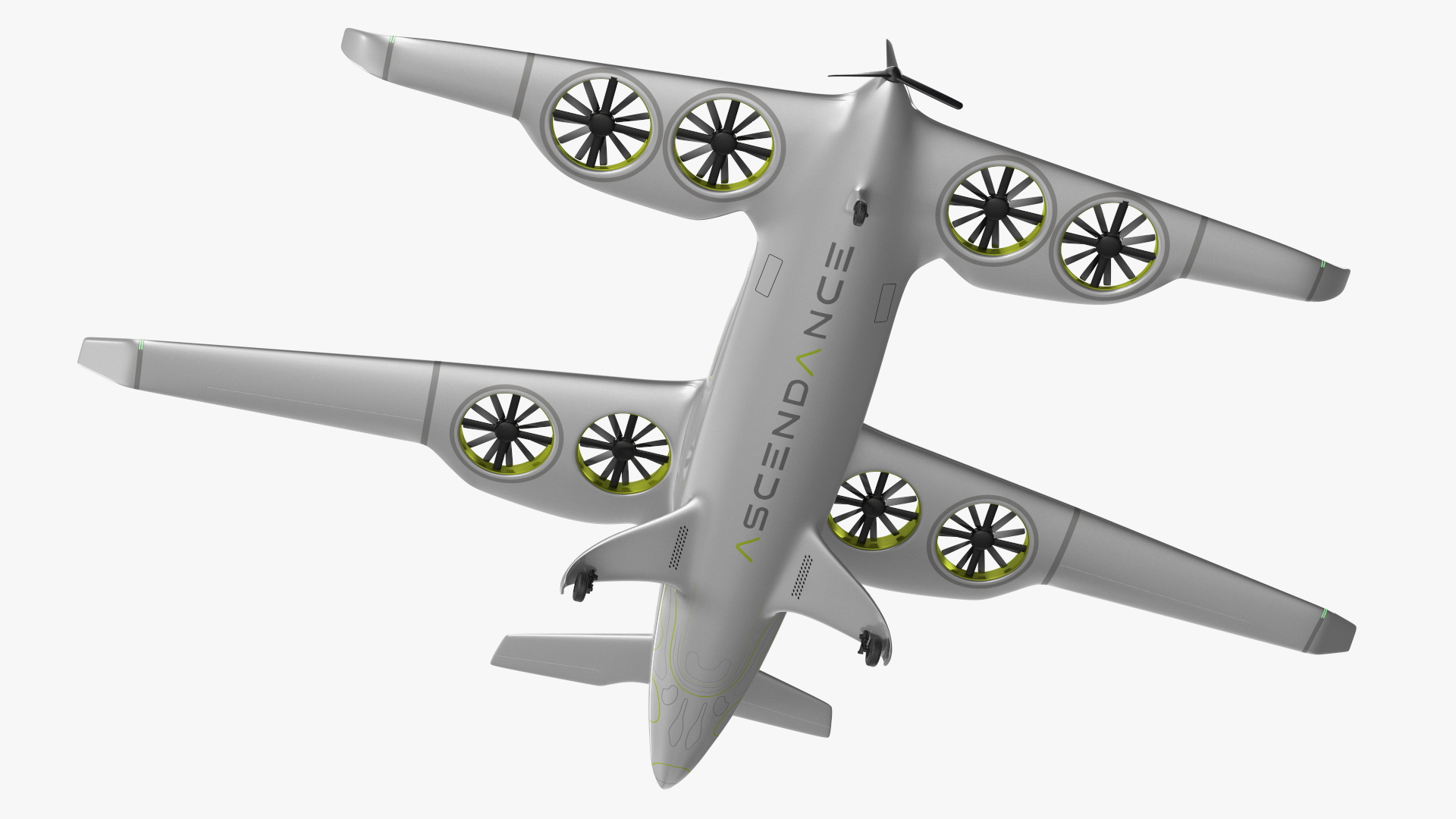 Atea eVTOL Silver 3D