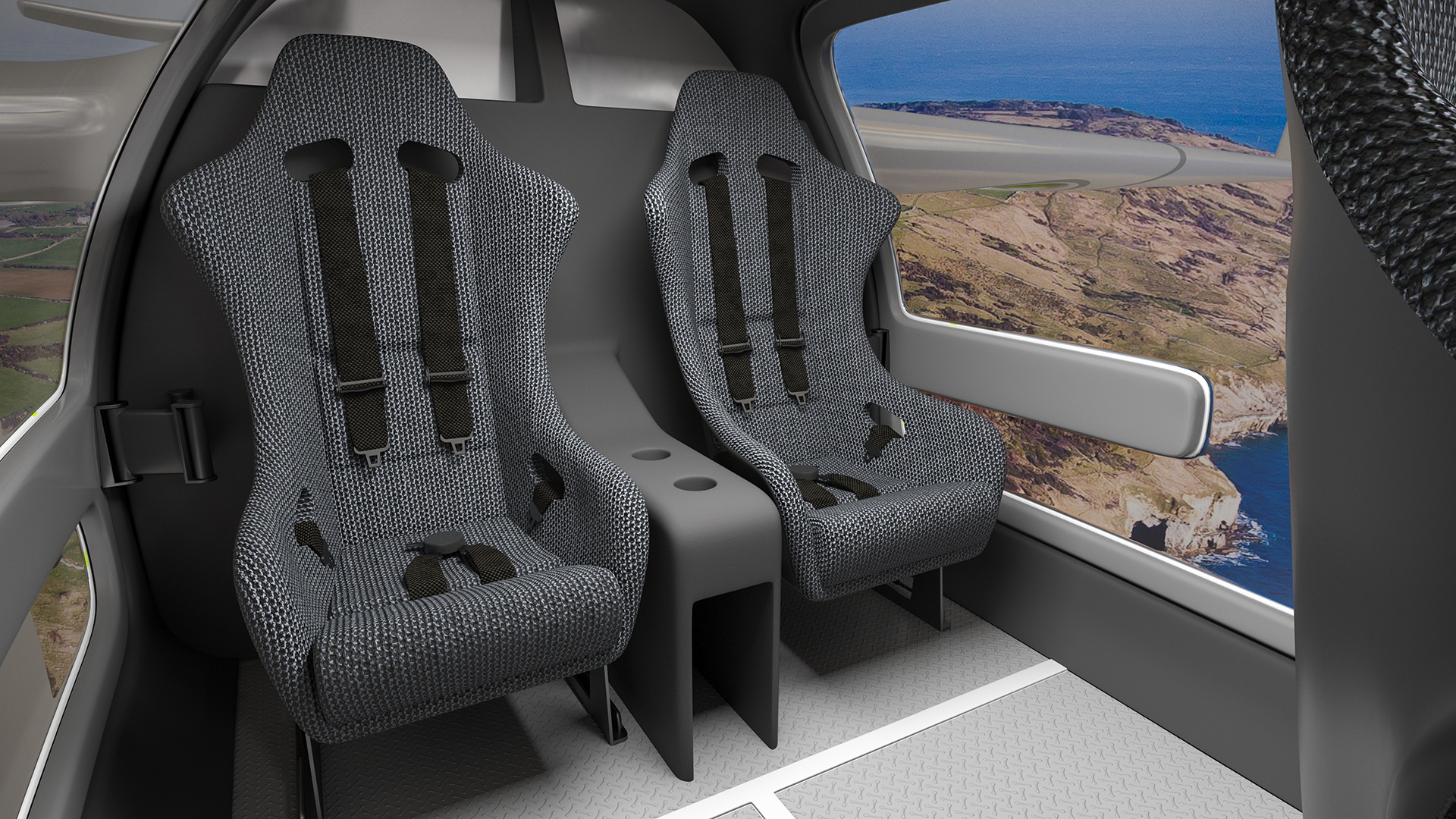 Atea eVTOL Silver 3D
