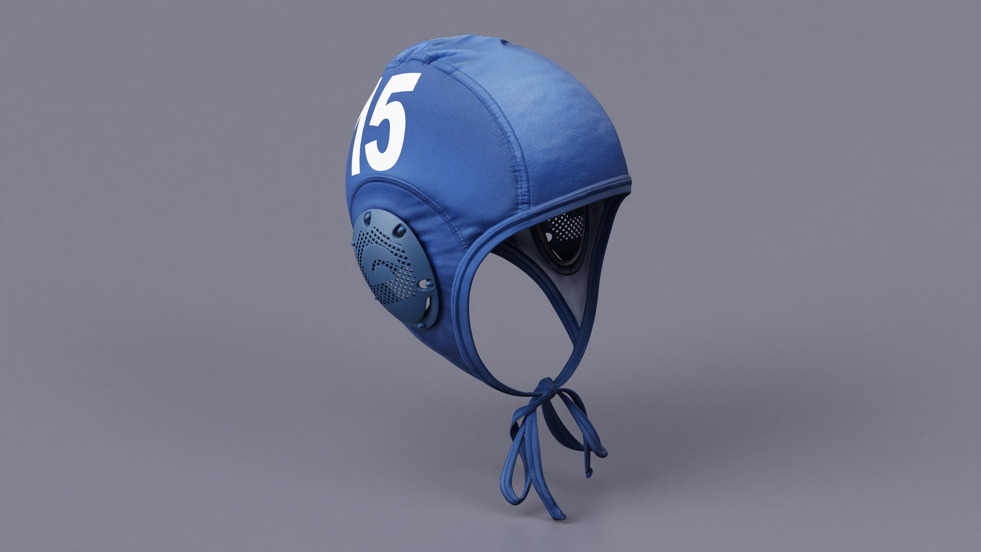 Water polo cap Blue 3D model