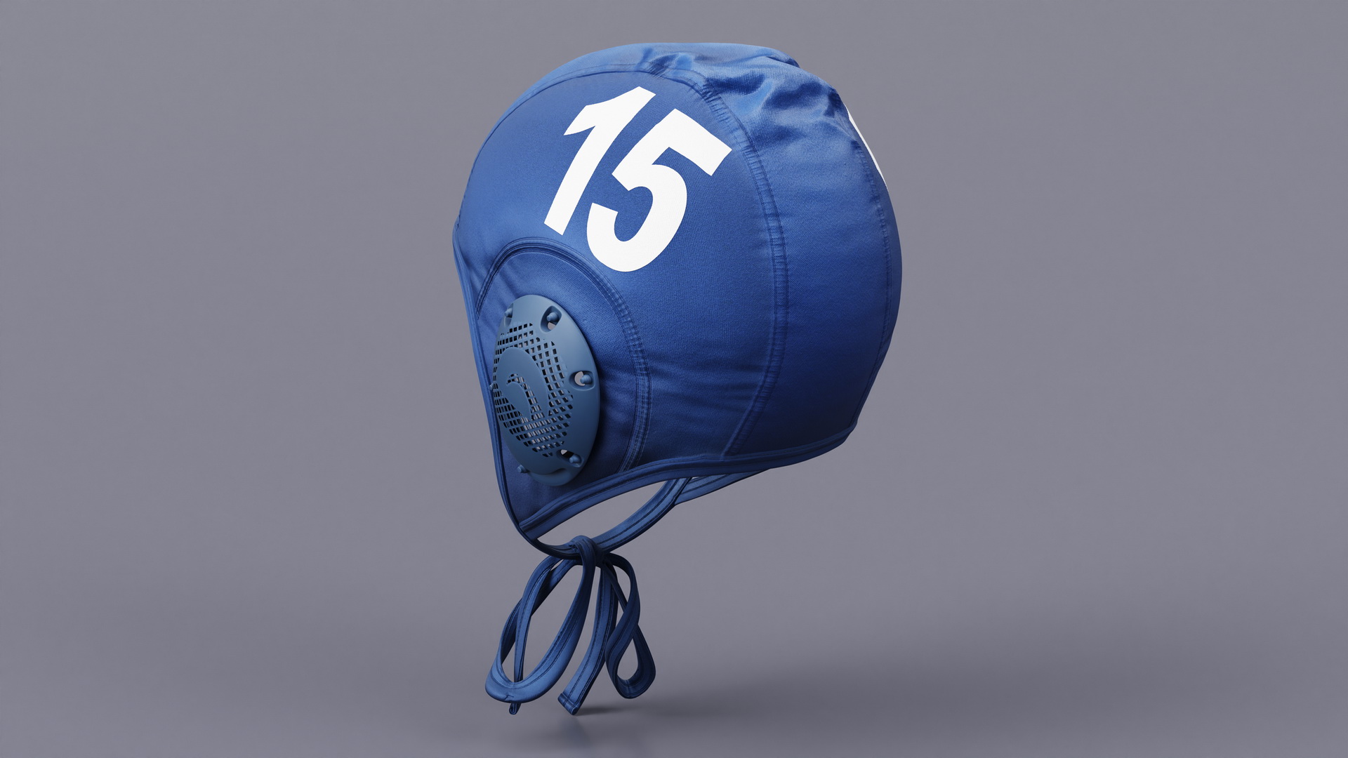 Water polo cap Blue 3D model