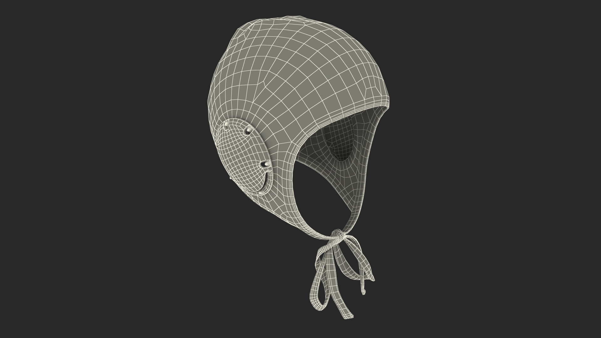 Water polo cap Blue 3D model