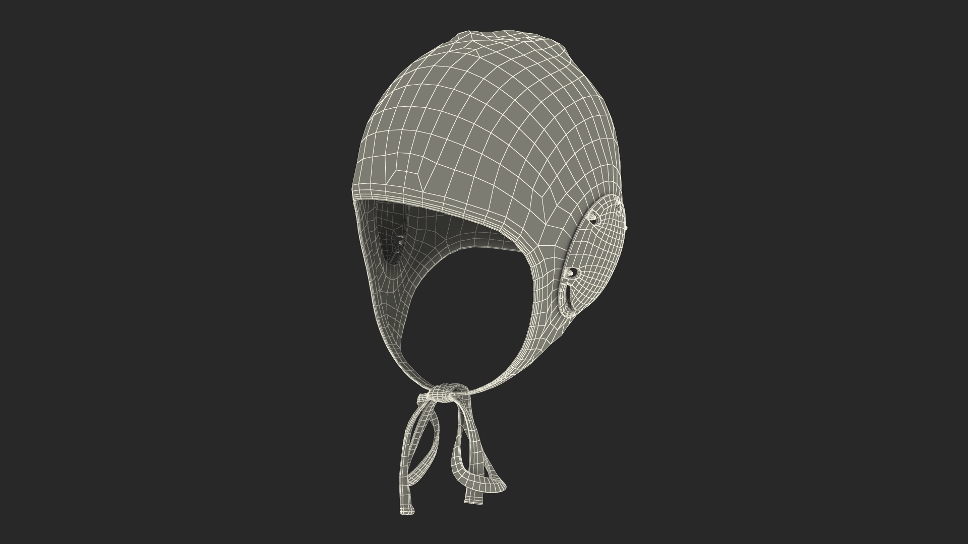 Water polo cap Blue 3D model