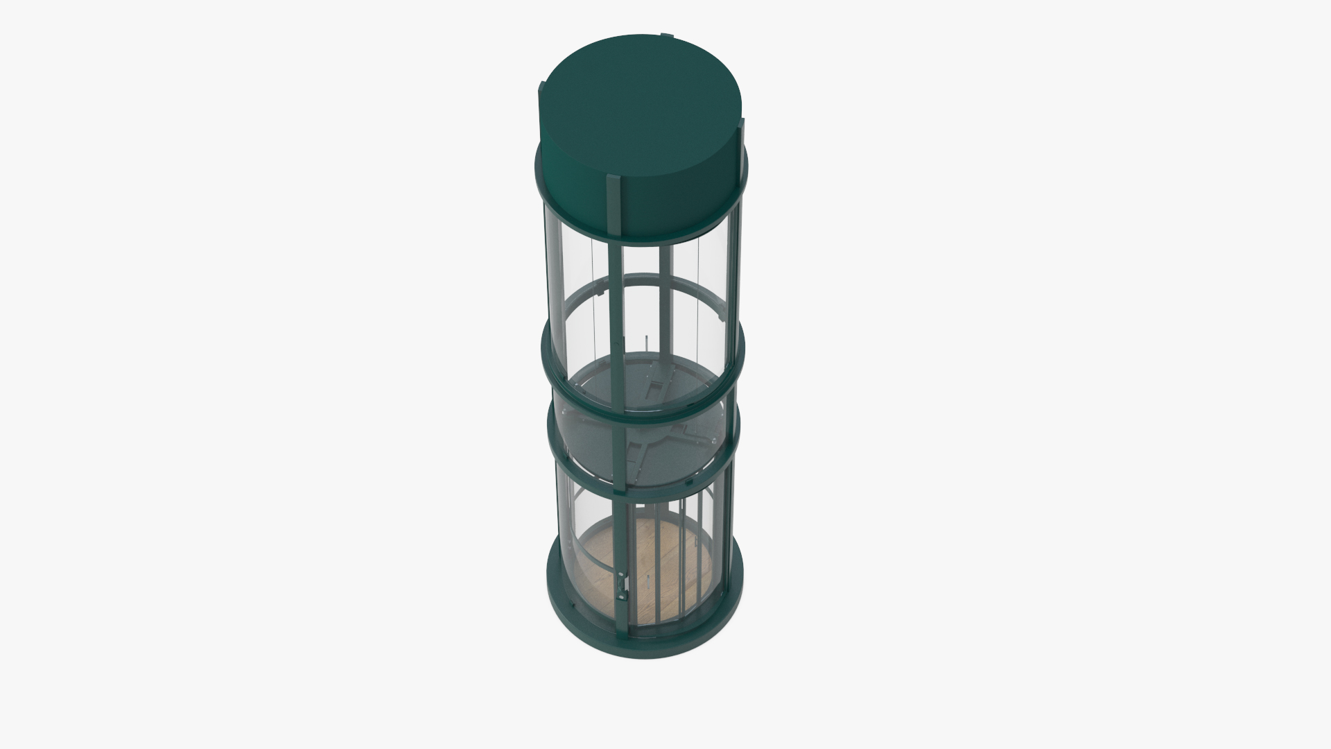 3D Vuelift Panoramic Lift Green model