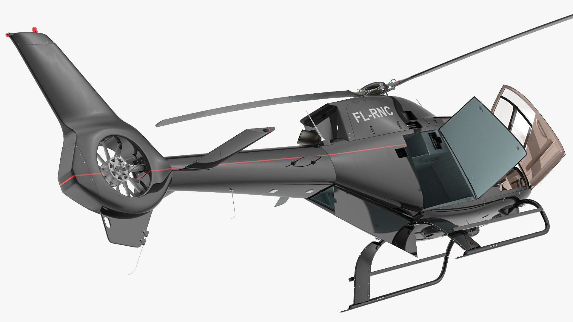 3D Eurocopter EC120 Colibri Rigged