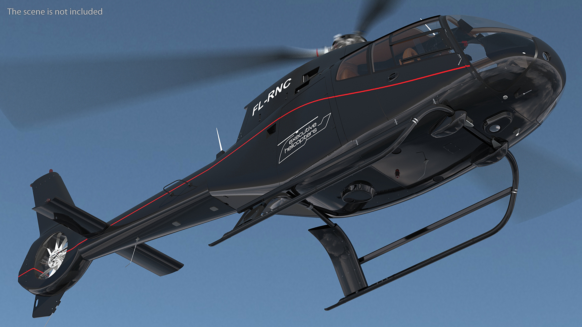 3D Eurocopter EC120 Colibri Rigged