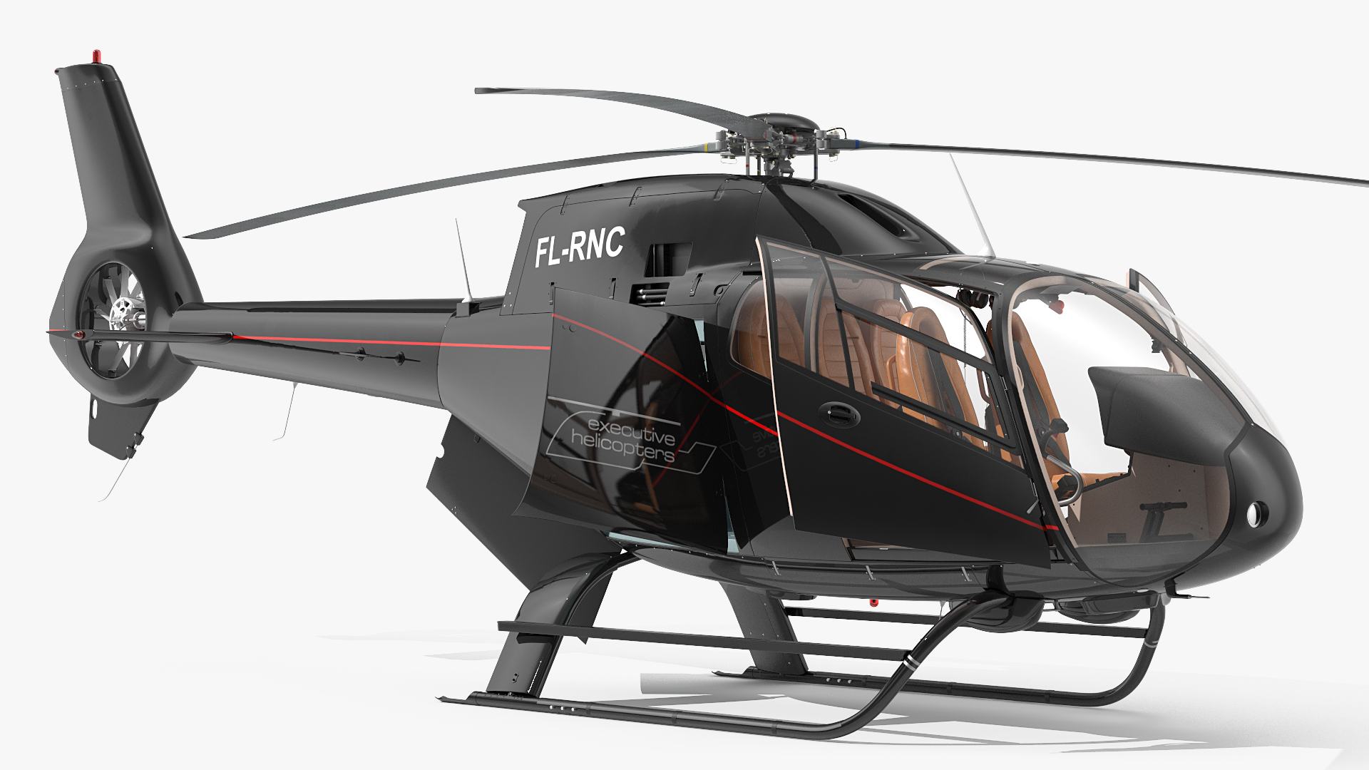 3D Eurocopter EC120 Colibri Rigged