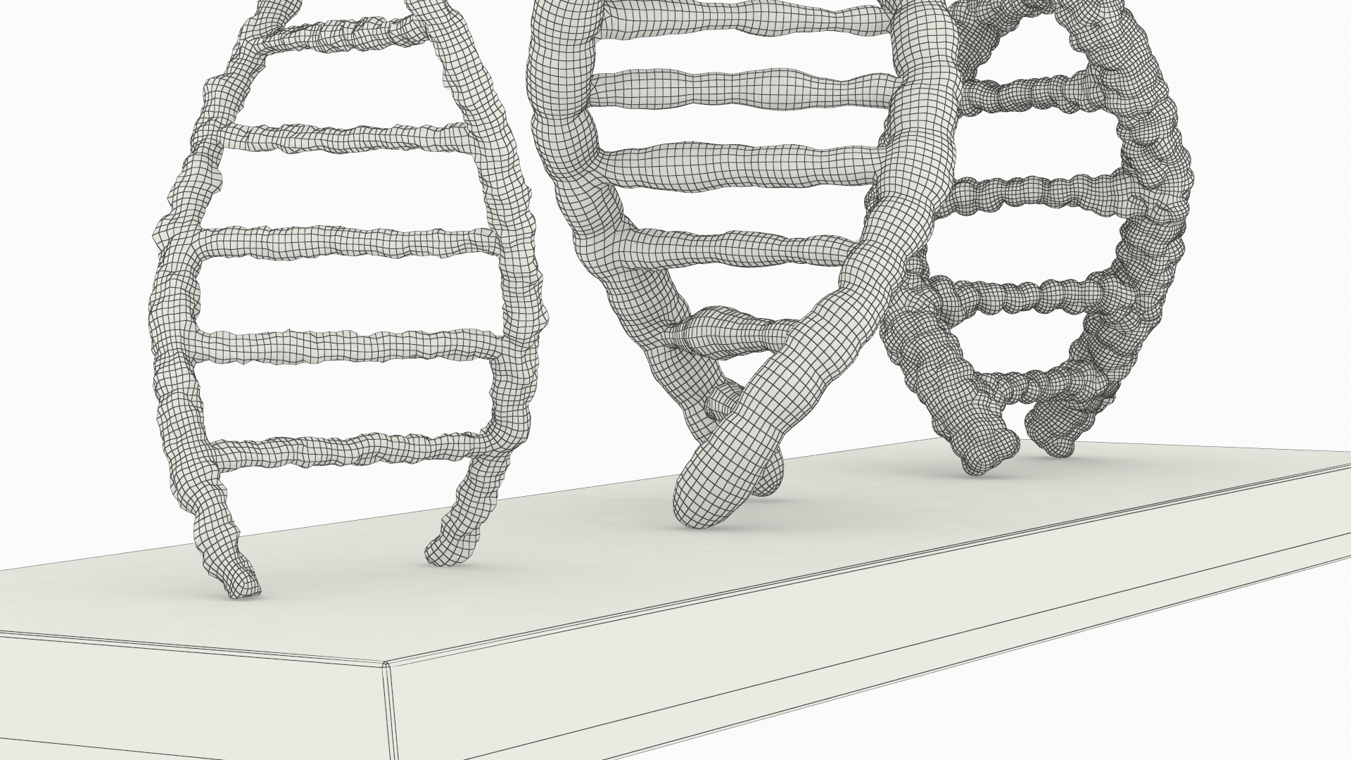DNA Double Helix Models with Display Stand Blue, view 12