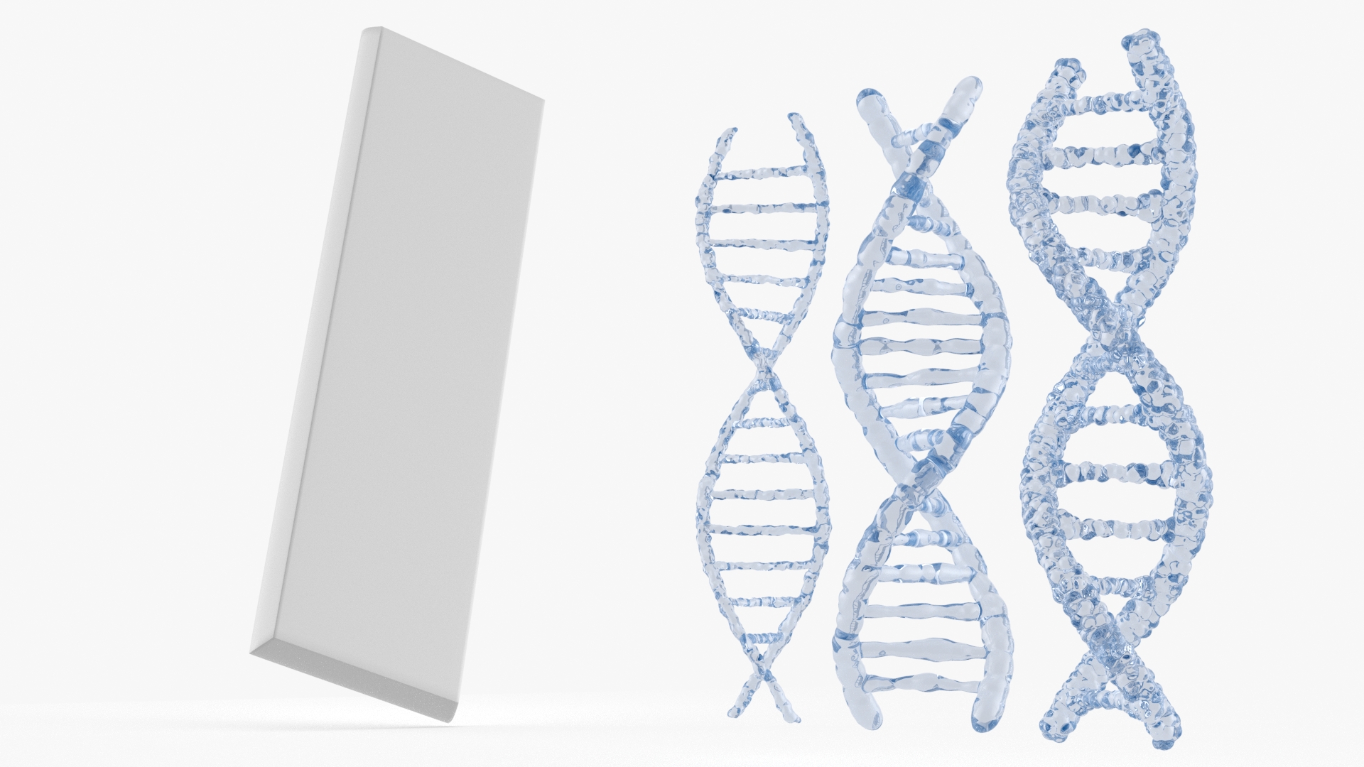 DNA Double Helix Models with Display Stand Blue, view 6