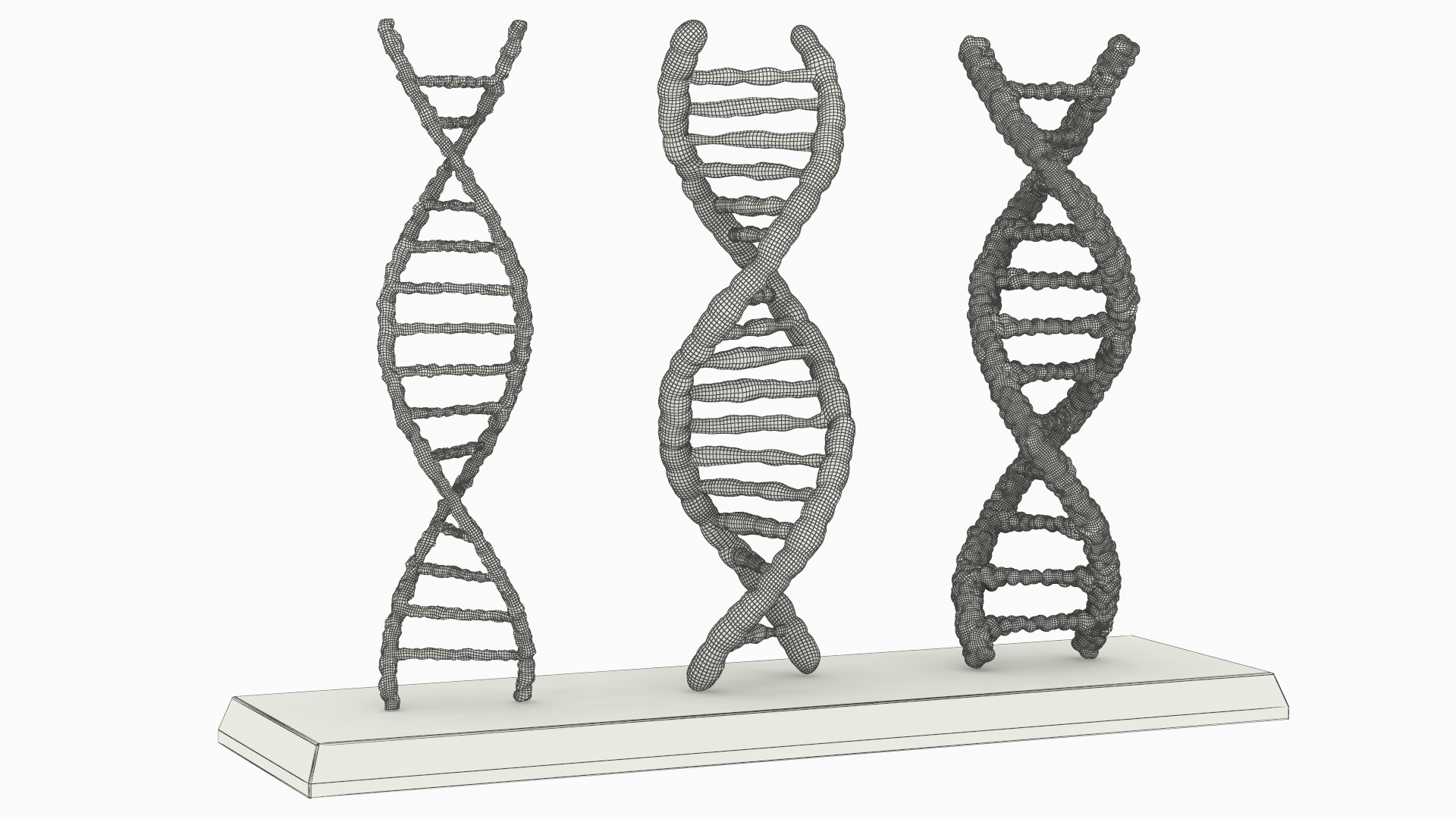 DNA Double Helix Models with Display Stand Blue, view 11