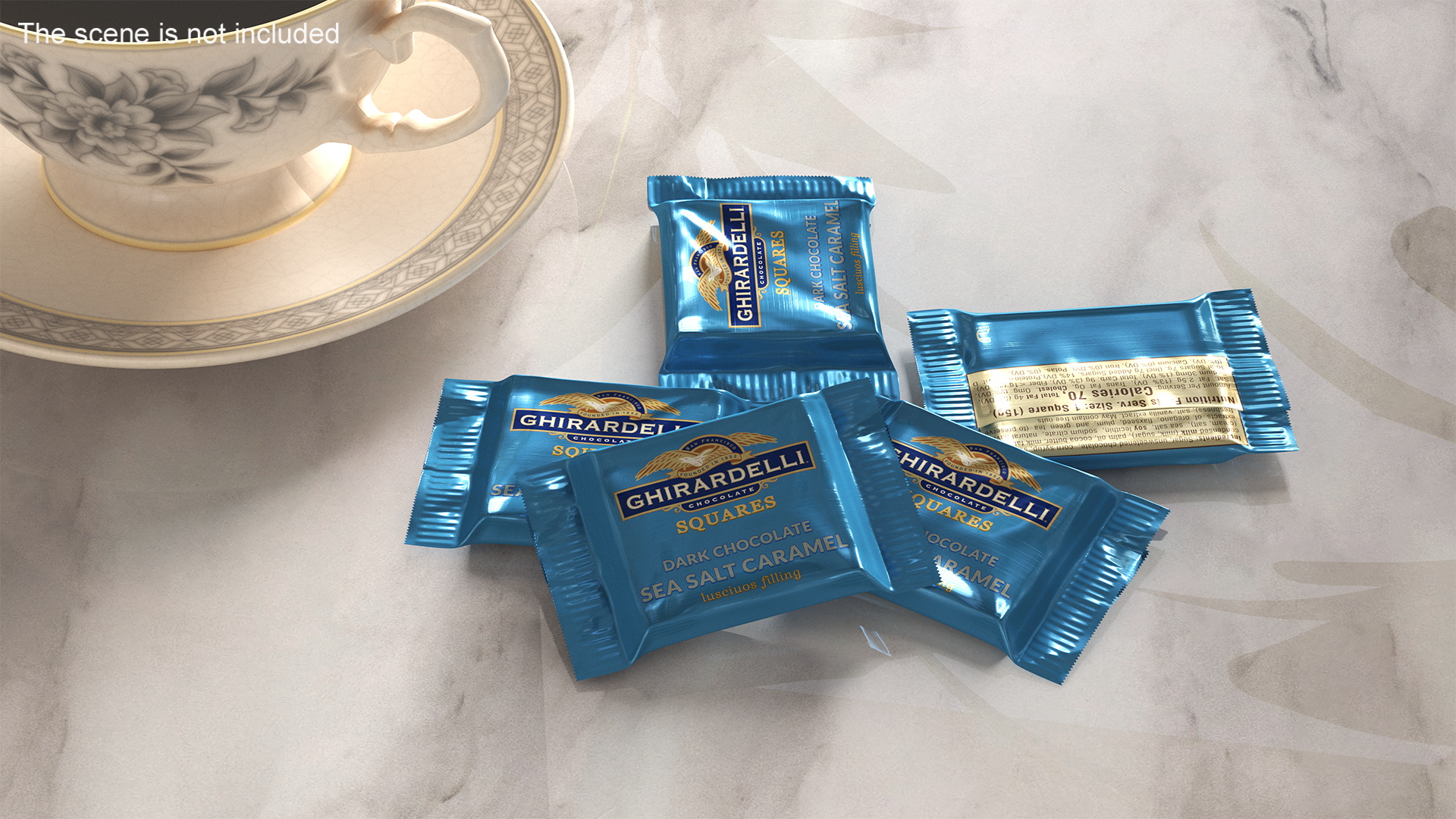 3D model Ghirardelli Square Chocolate Sea Salt Caramel