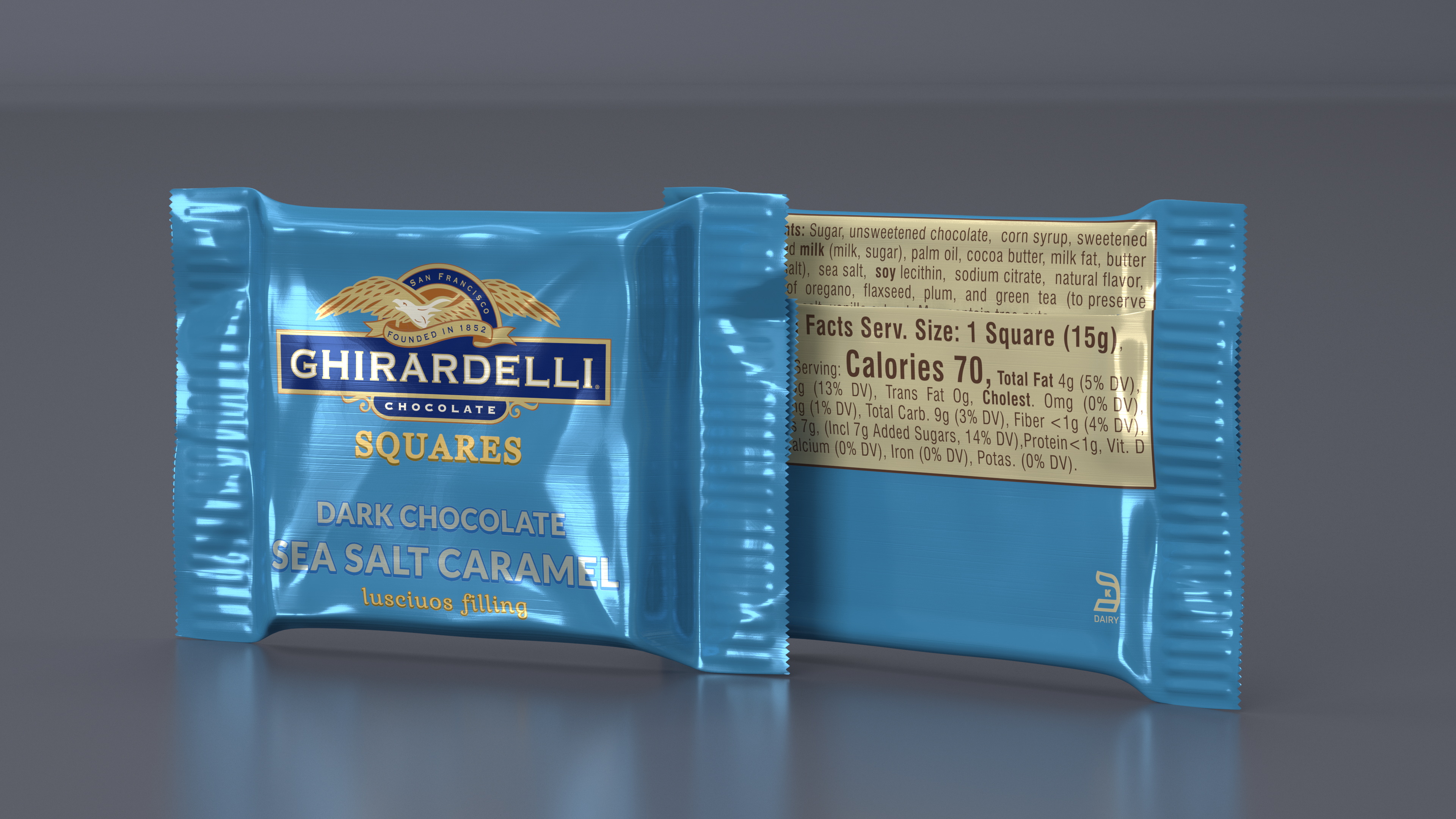 3D model Ghirardelli Square Chocolate Sea Salt Caramel