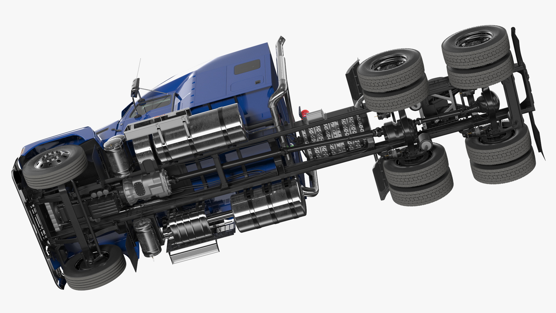 Mack Tractor 2025 Blue 3D