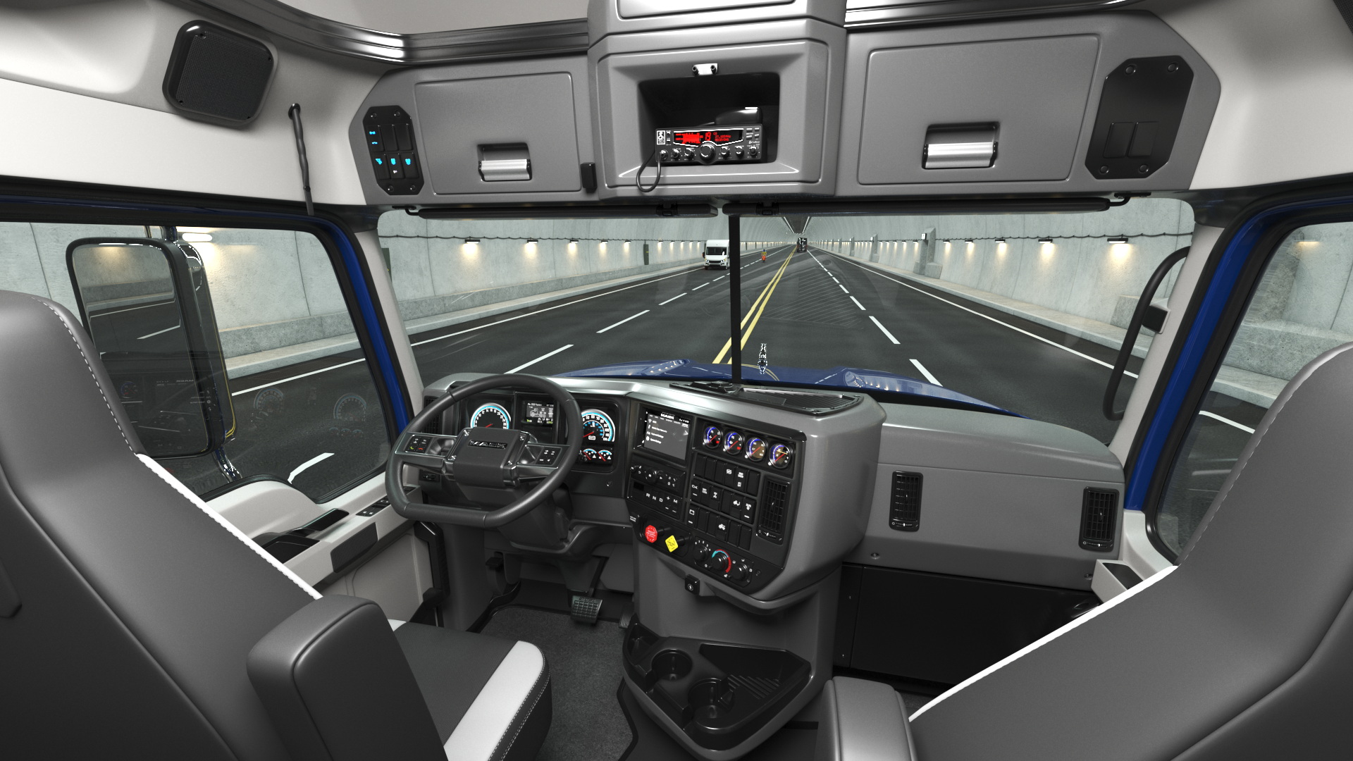 Mack Tractor 2025 Blue 3D