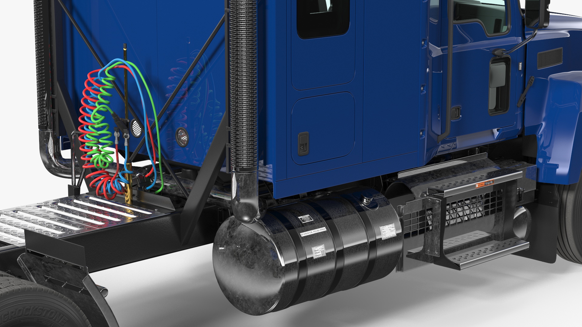 Mack Tractor 2025 Blue 3D