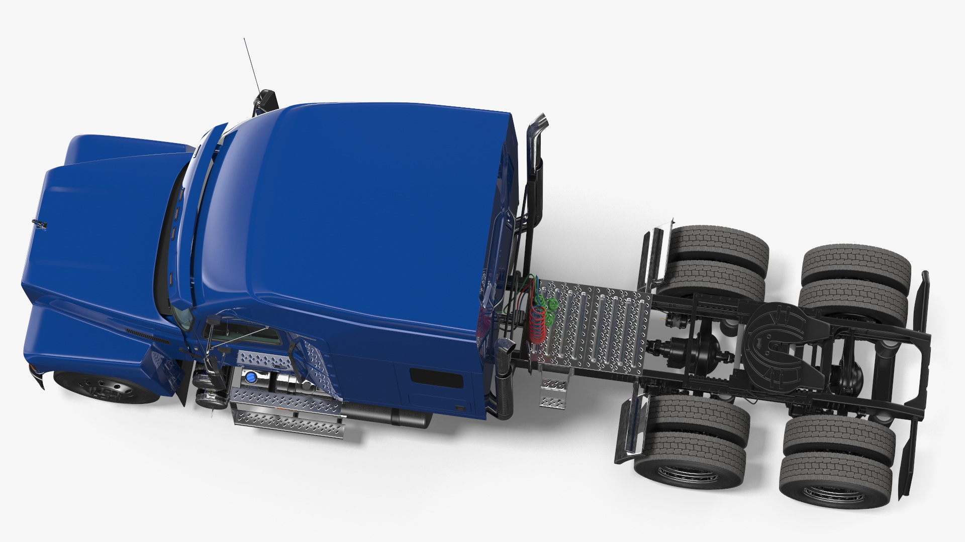 Mack Tractor 2025 Blue 3D