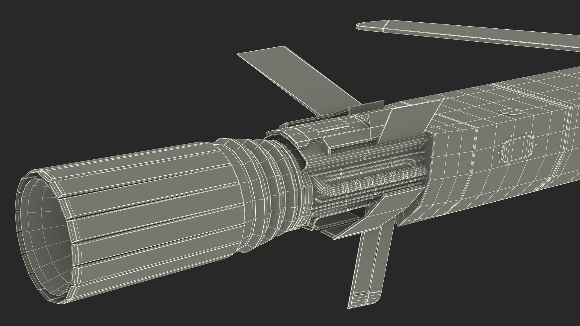 3D Russian Nuclear Powered Cruise Missile model