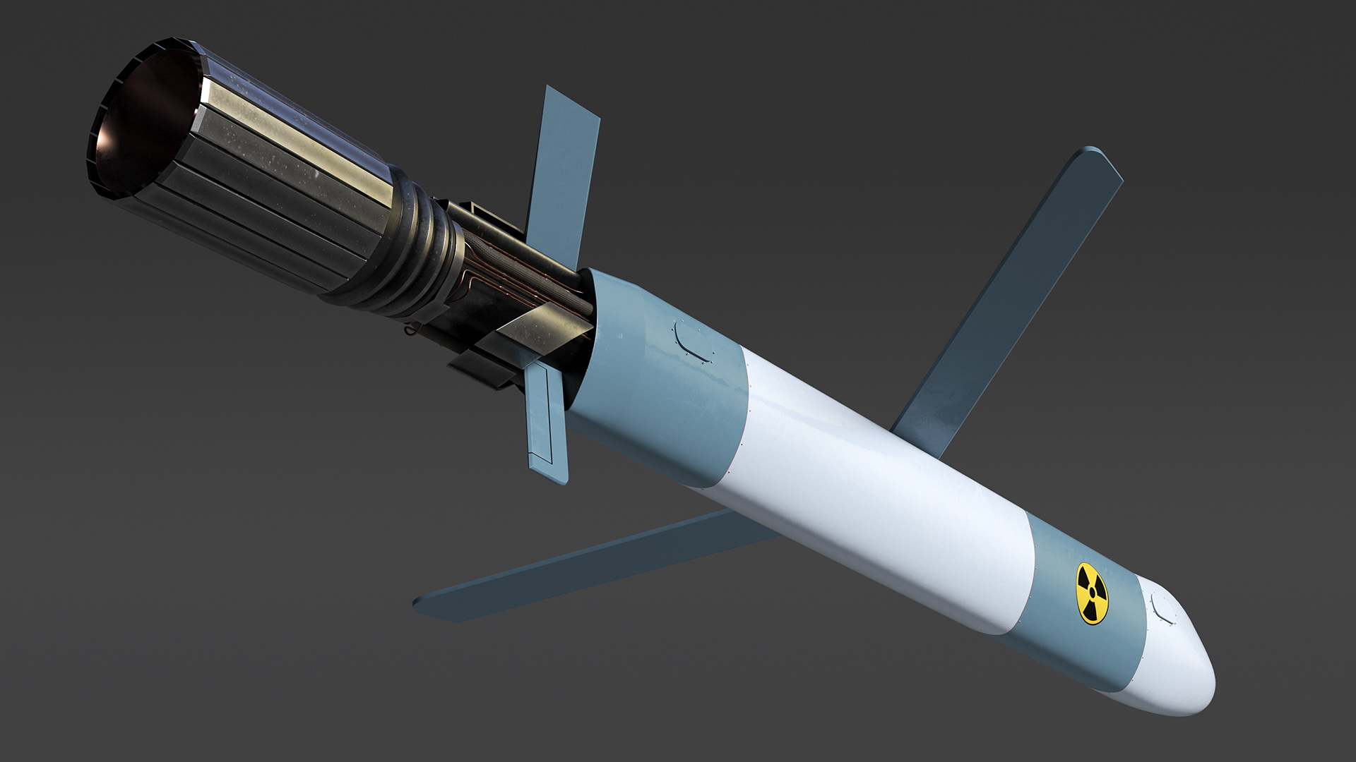 3D Russian Nuclear Powered Cruise Missile model
