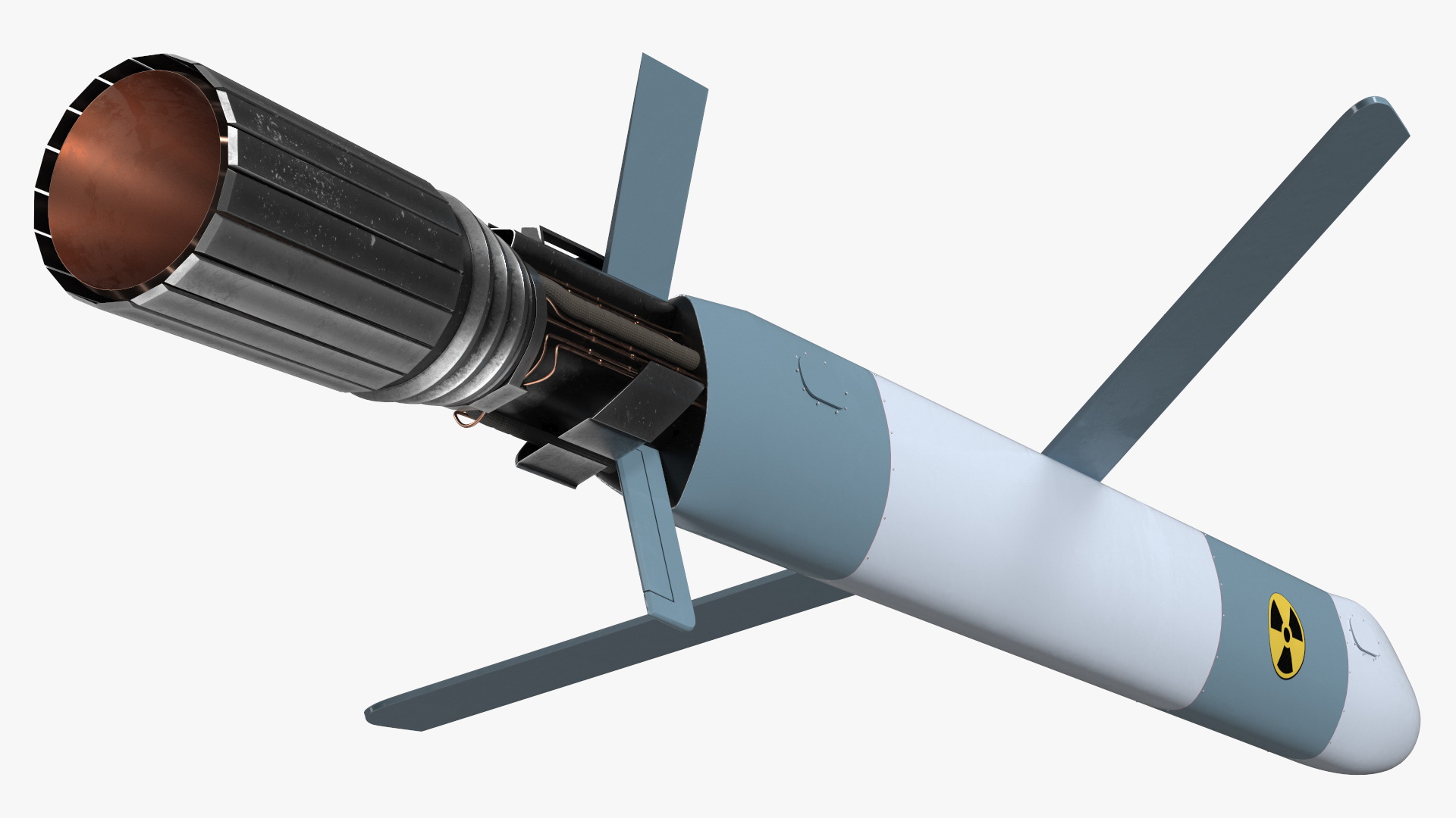 3D Russian Nuclear Powered Cruise Missile model