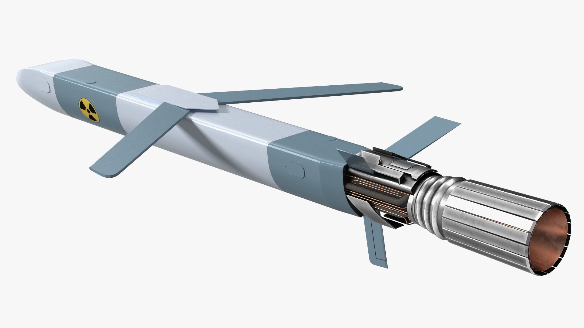 3D Russian Nuclear Powered Cruise Missile model