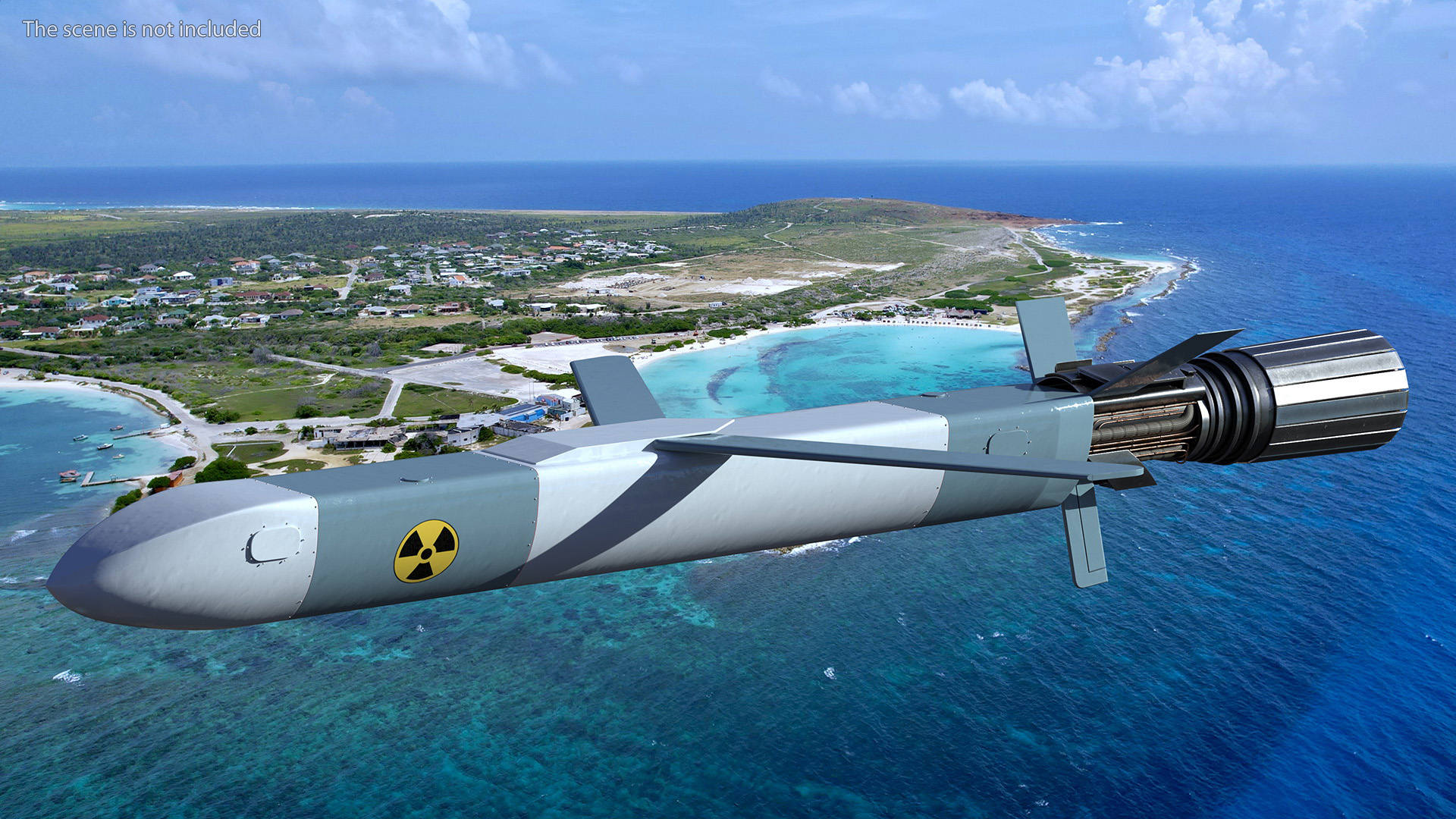3D Russian Nuclear Powered Cruise Missile model