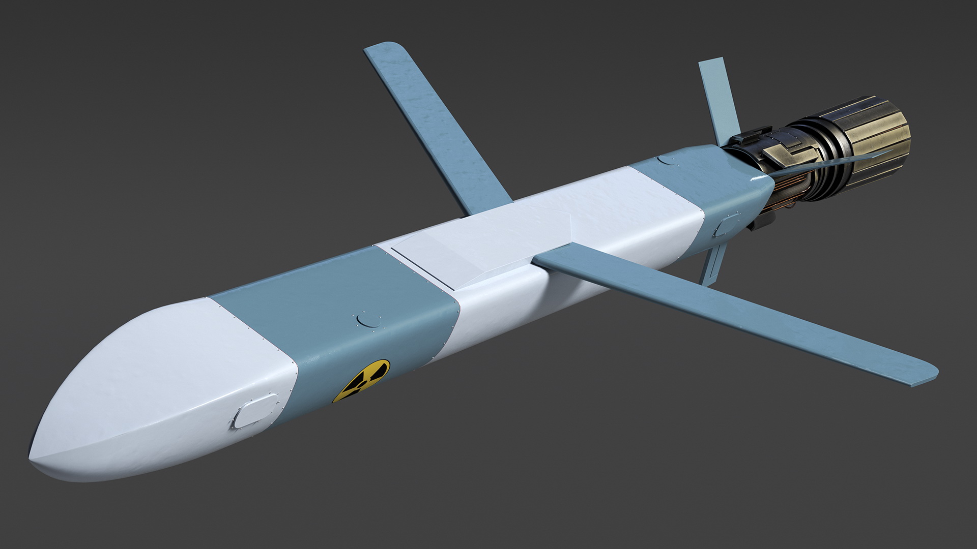 3D Russian Nuclear Powered Cruise Missile model