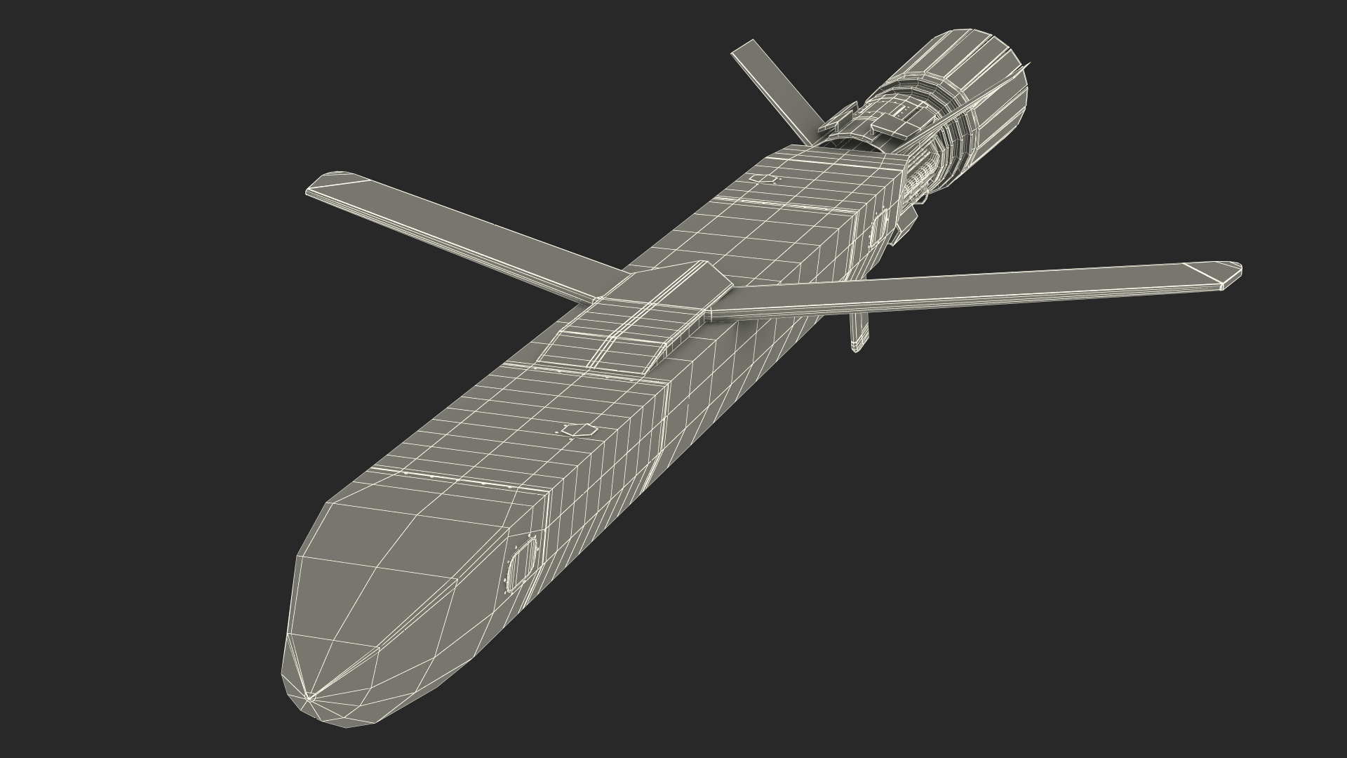 3D Russian Nuclear Powered Cruise Missile model
