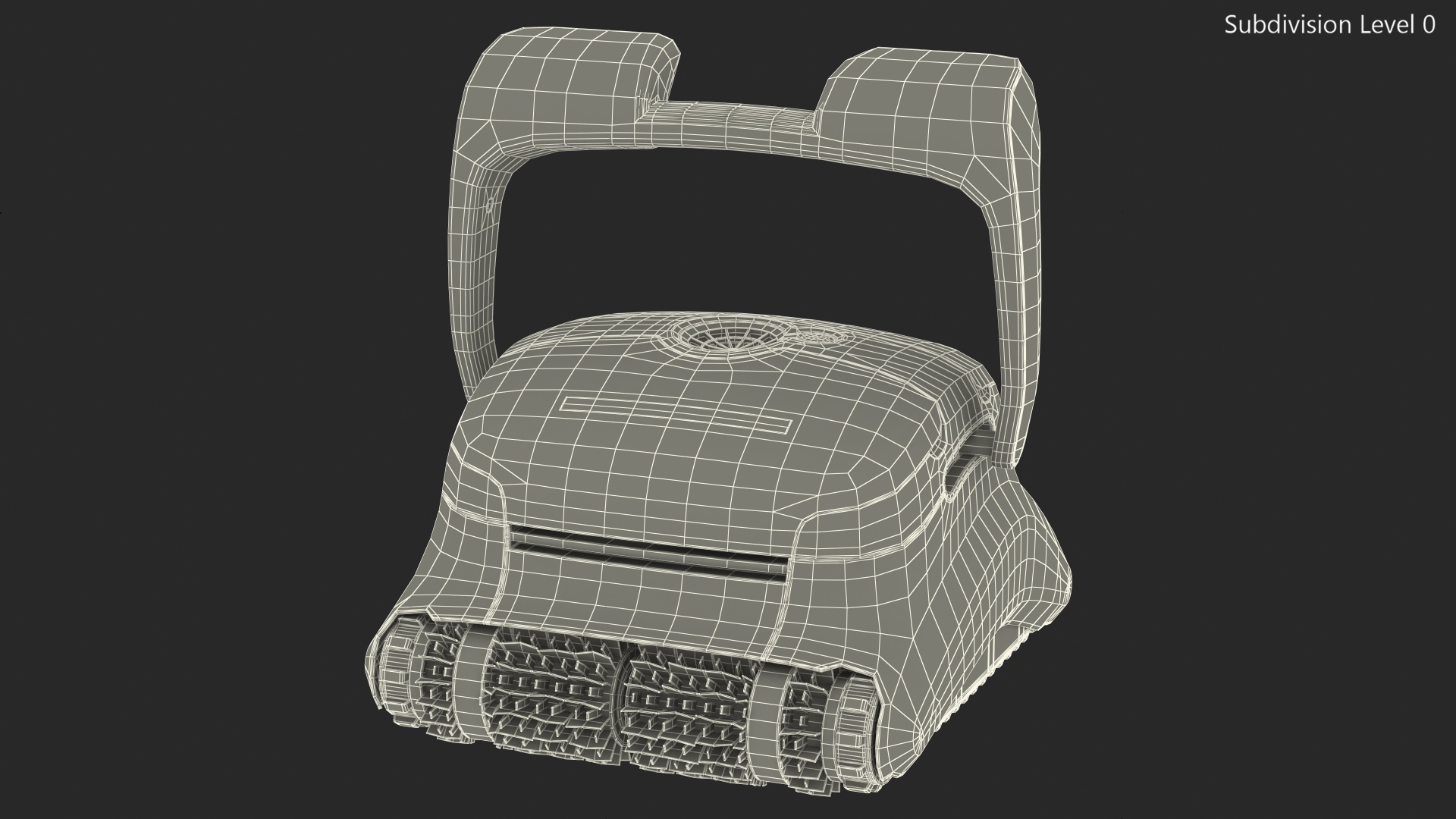 Robotic Pool Vacuum Cleaner 3D