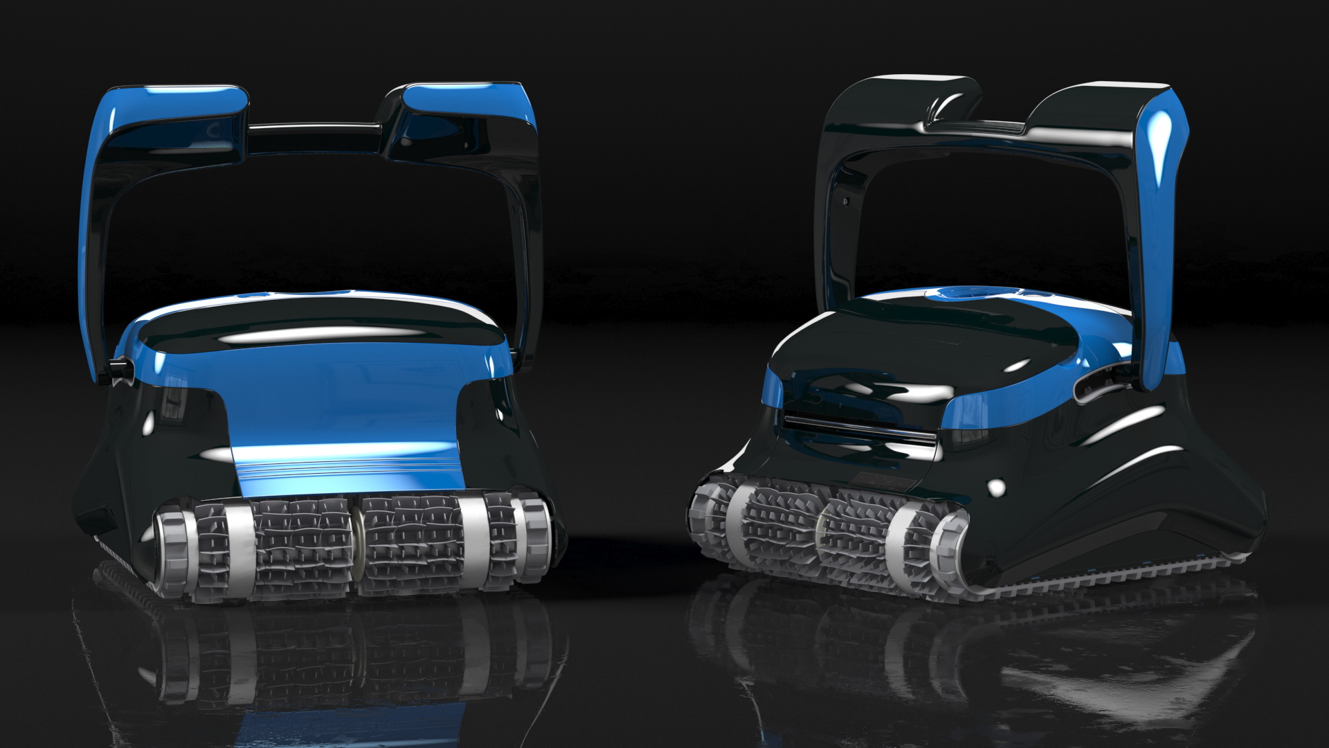 Robotic Pool Vacuum Cleaner 3D