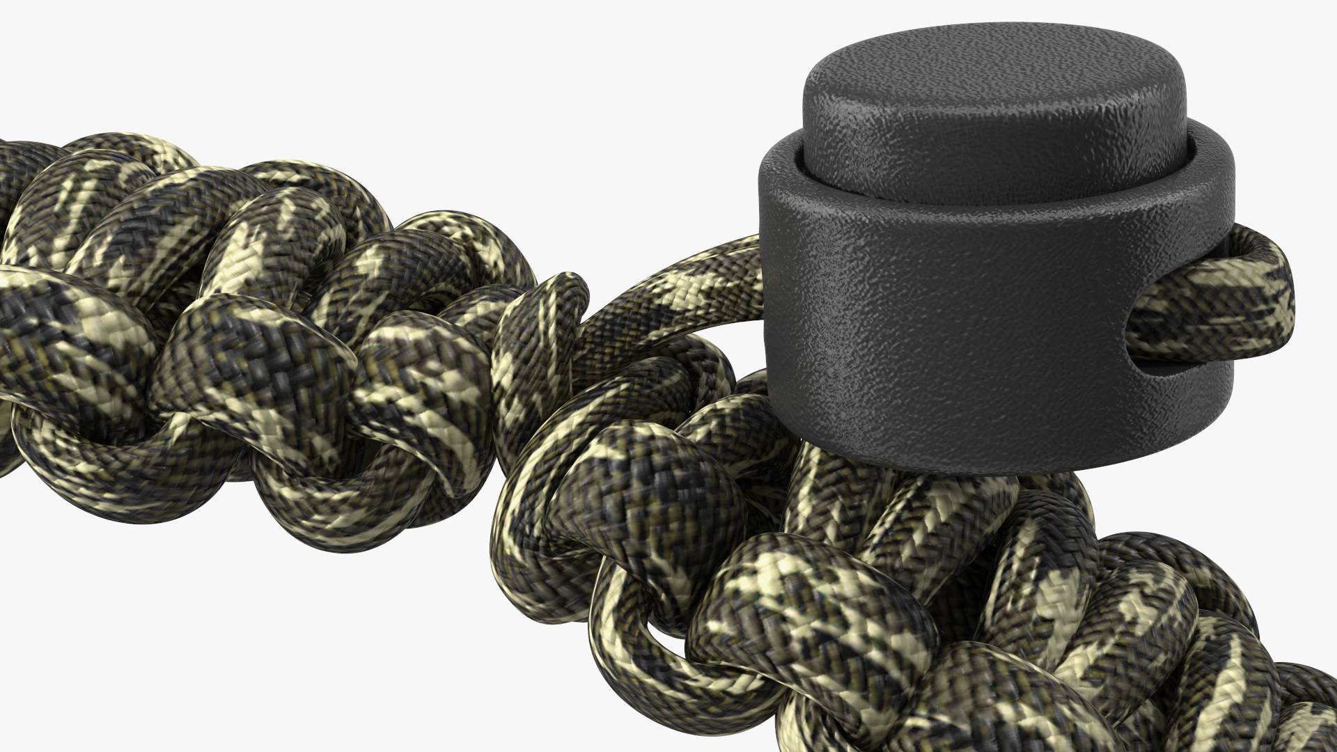 3D Paracord Survival Bracelet Camo