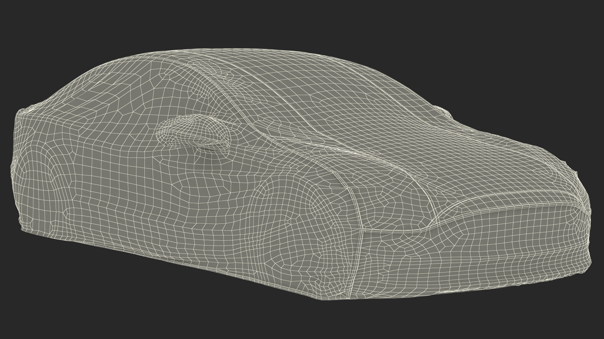 3D Car Cover for Tesla Model 3 Black model