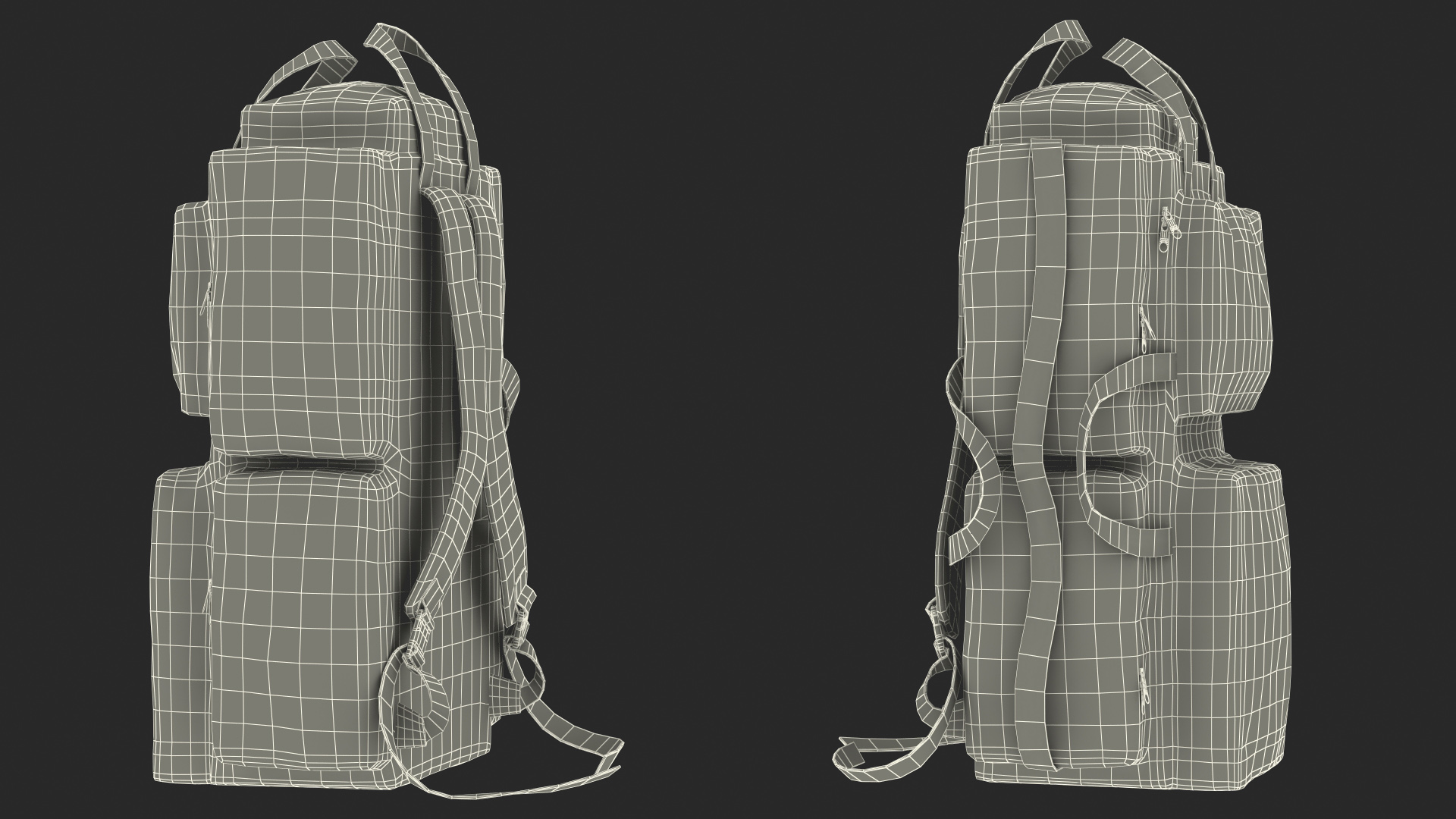 3D Emergency Rucksack model