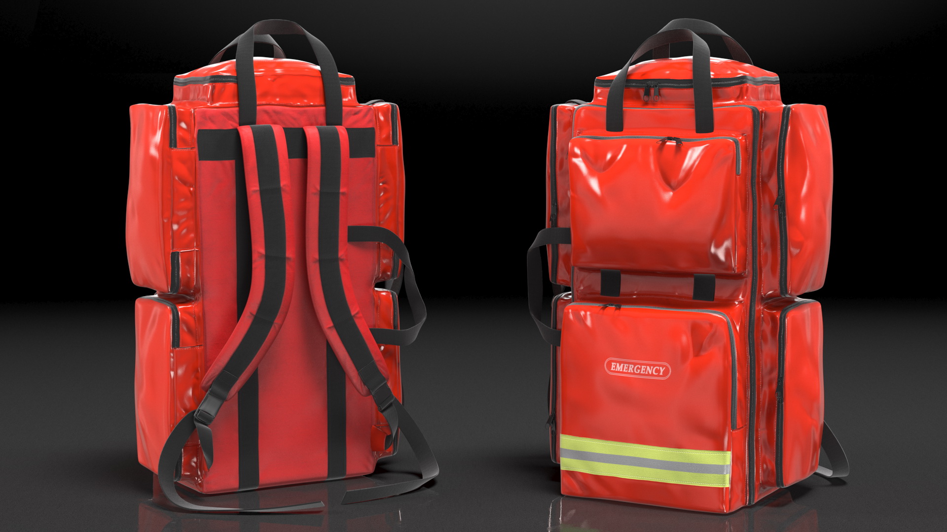 3D Emergency Rucksack model