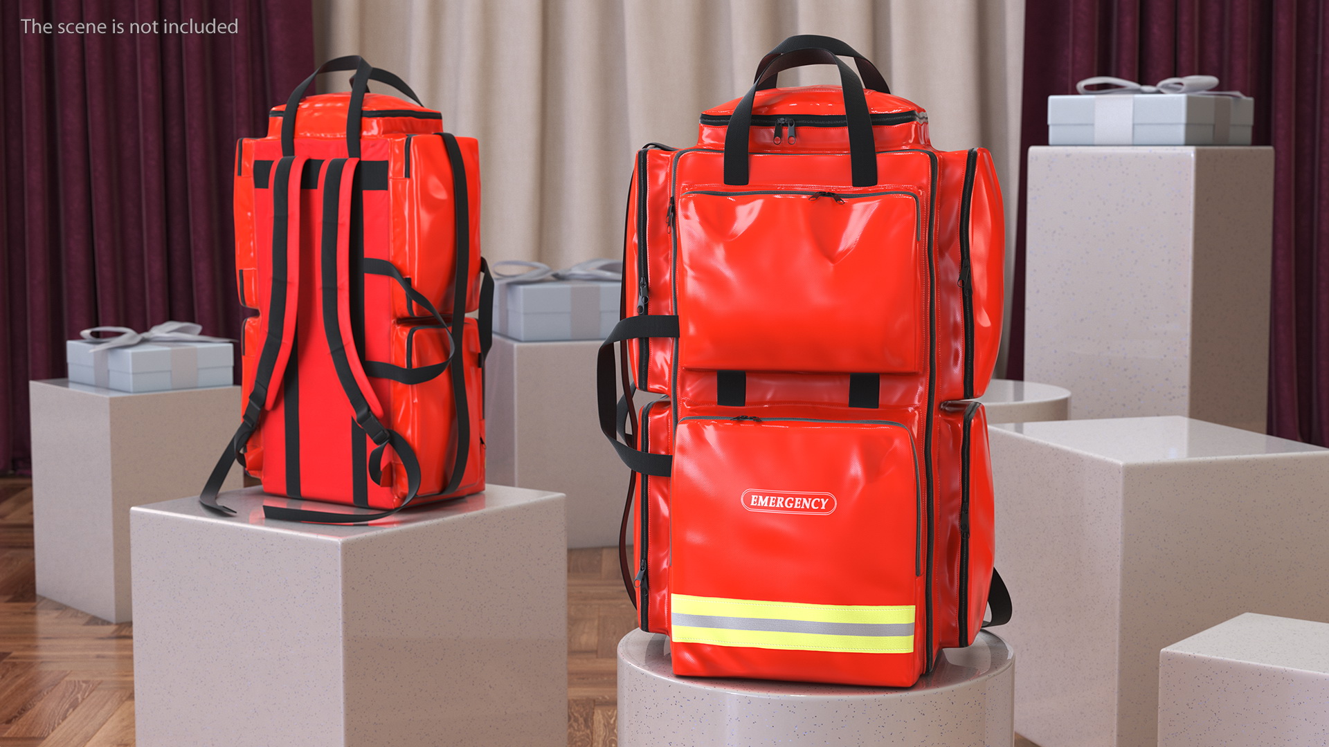 3D Emergency Rucksack model
