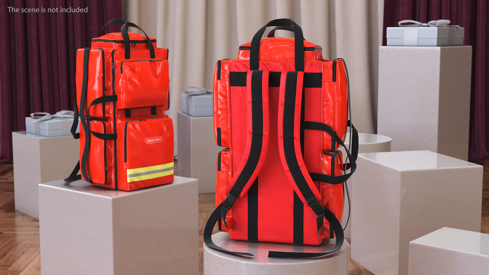 3D Emergency Rucksack model