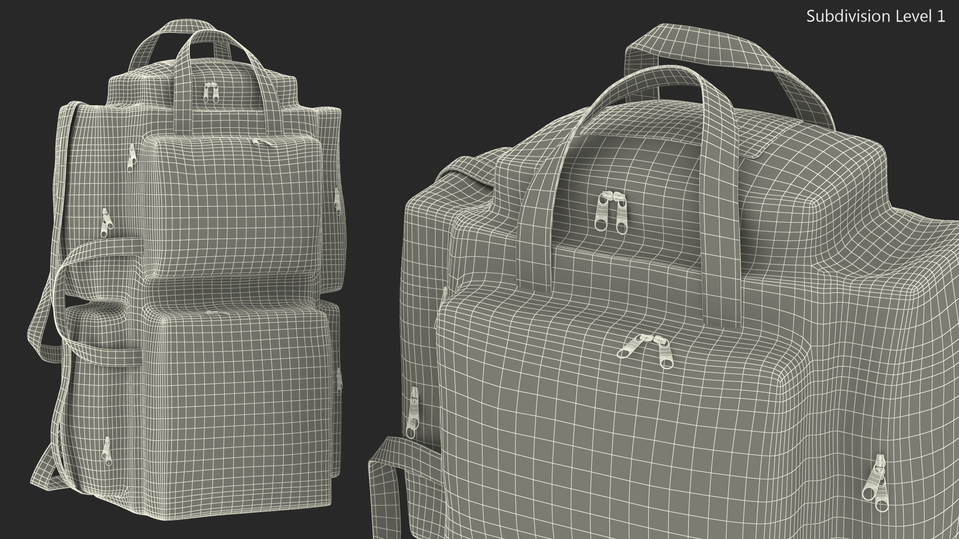 3D Emergency Rucksack model